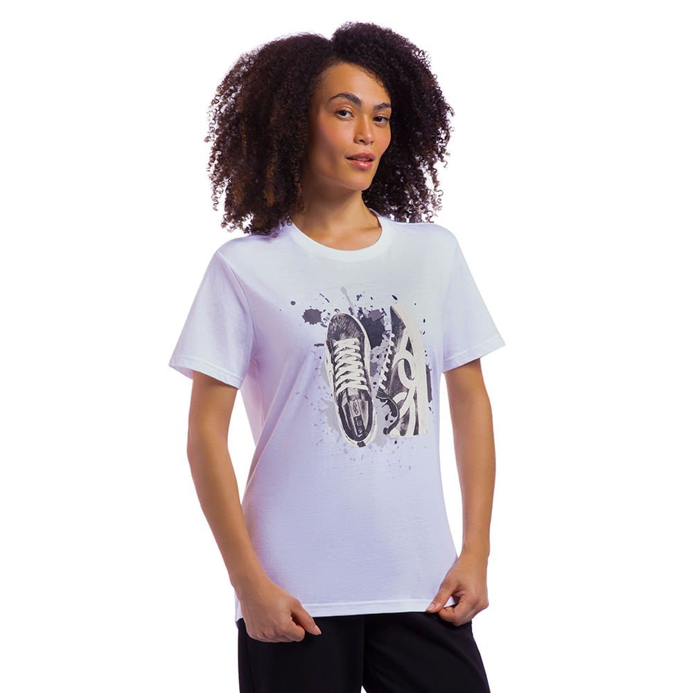 Camiseta Olympikus Comfy Splash Branco 2