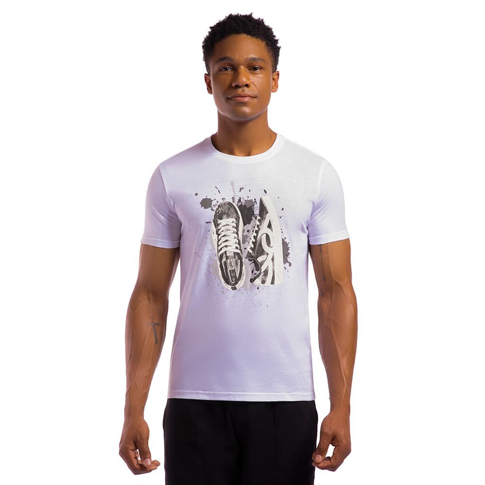 Camiseta Olympikus Comfy Splash Branco 3