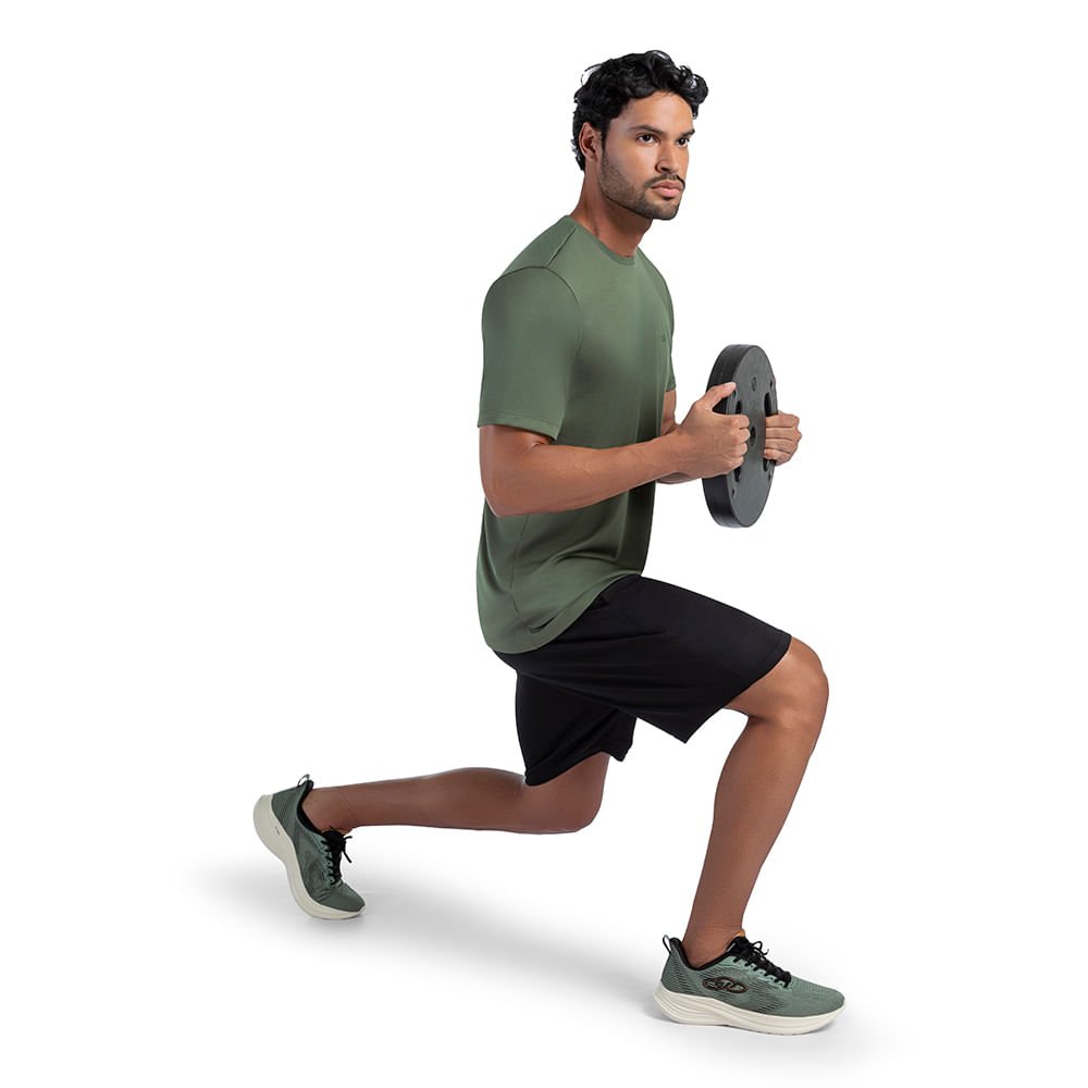 Camiseta Essential Olympikus Masculina Verde 4