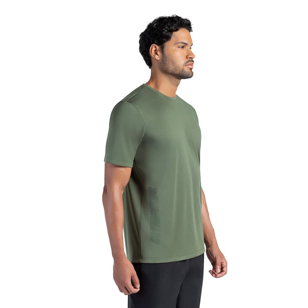 Camiseta Basic Logo Olympikus Masculina Verde 2