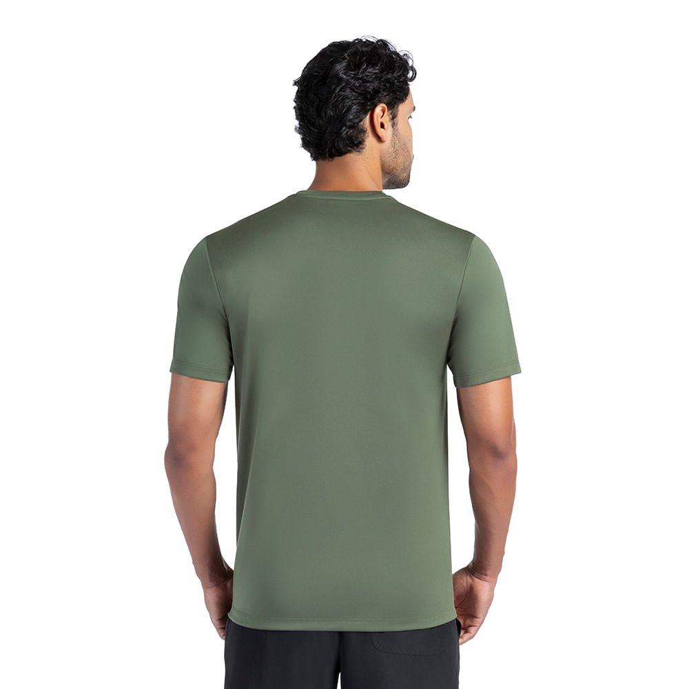 Camiseta Basic Logo Olympikus Masculina Verde 3