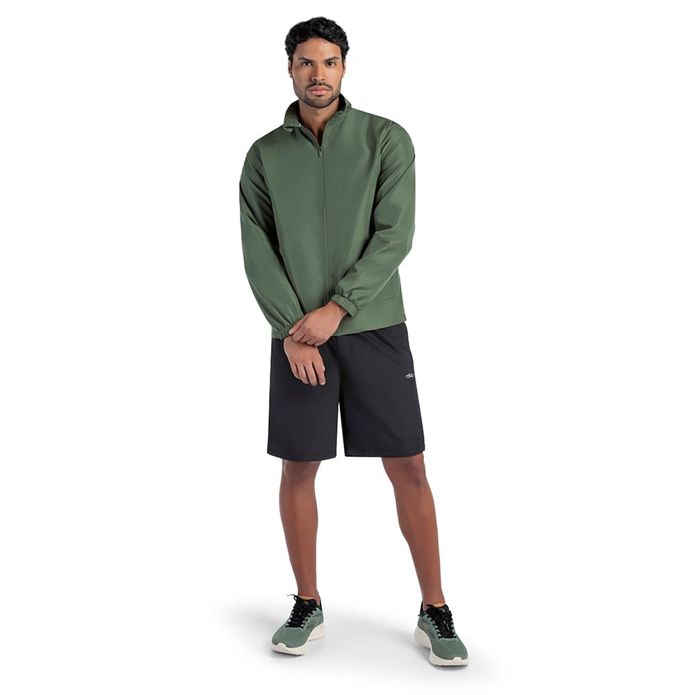 Jaqueta Quebra-Vento Essential Olympikus Masculina Verde 4
