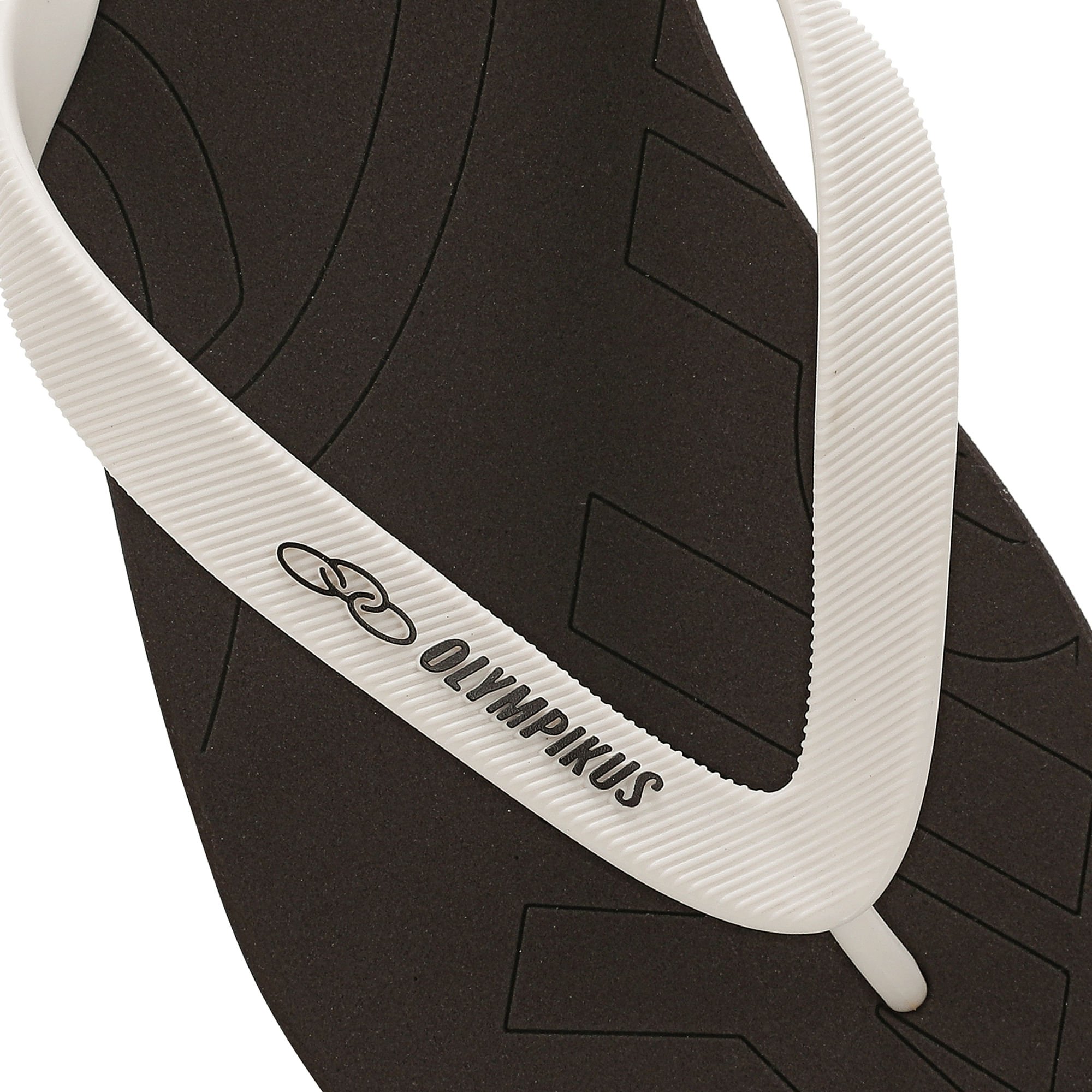 Chinelo Olympikus Livre Marrom/Branco 6