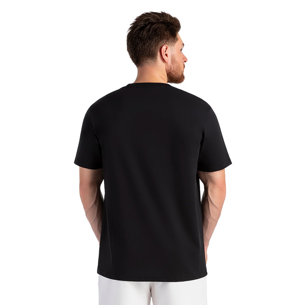 Camiseta Comfy Corre Masculina Preto 3