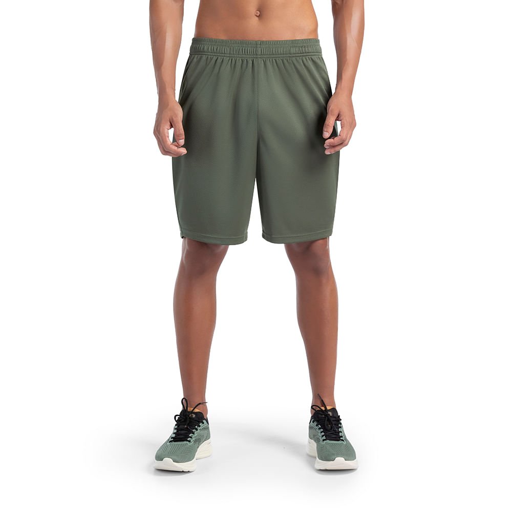 Bermuda Line Mesh 7 Olympikus Masculina Verde 2