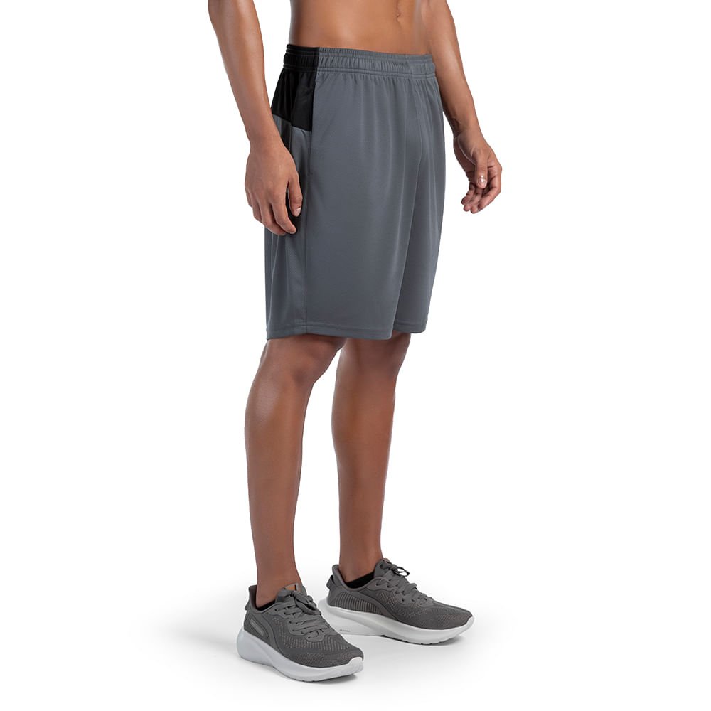 Bermuda Line Mesh 7 Olympikus Masculina Cinza 2