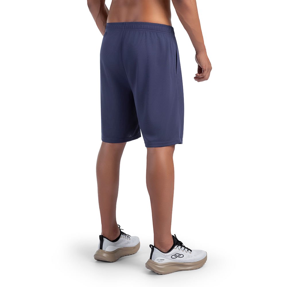 Bermuda Mesh Basic Olympikus Masculina Azul 4