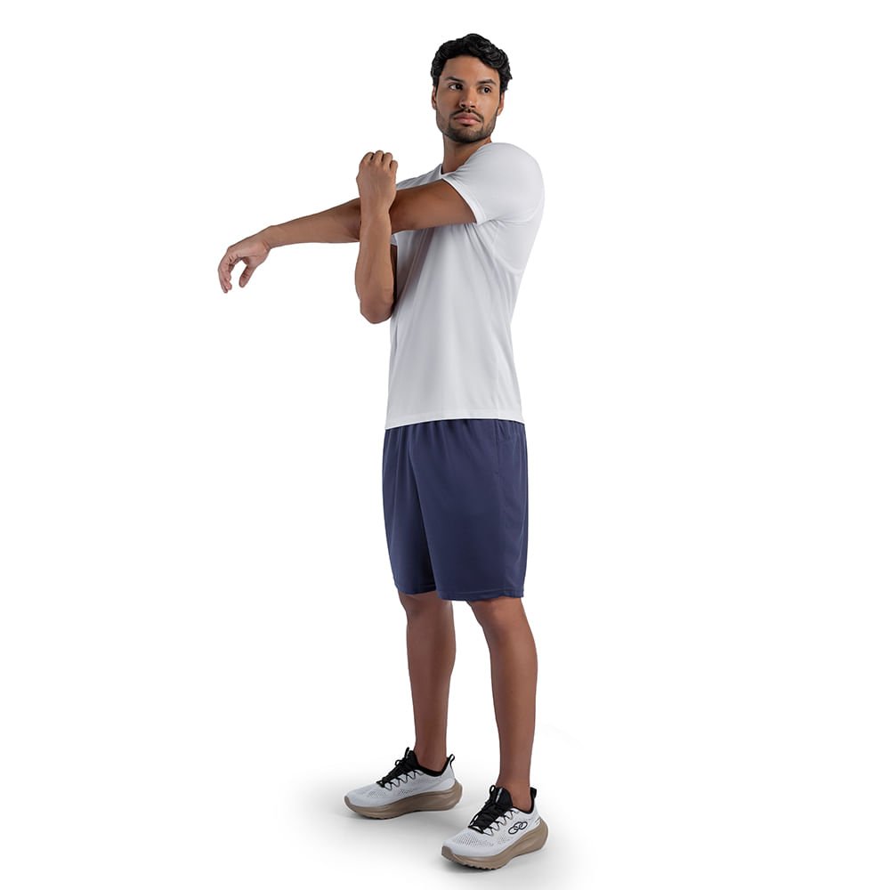 Bermuda Line Mesh 7 Olympikus Masculina Azul 4