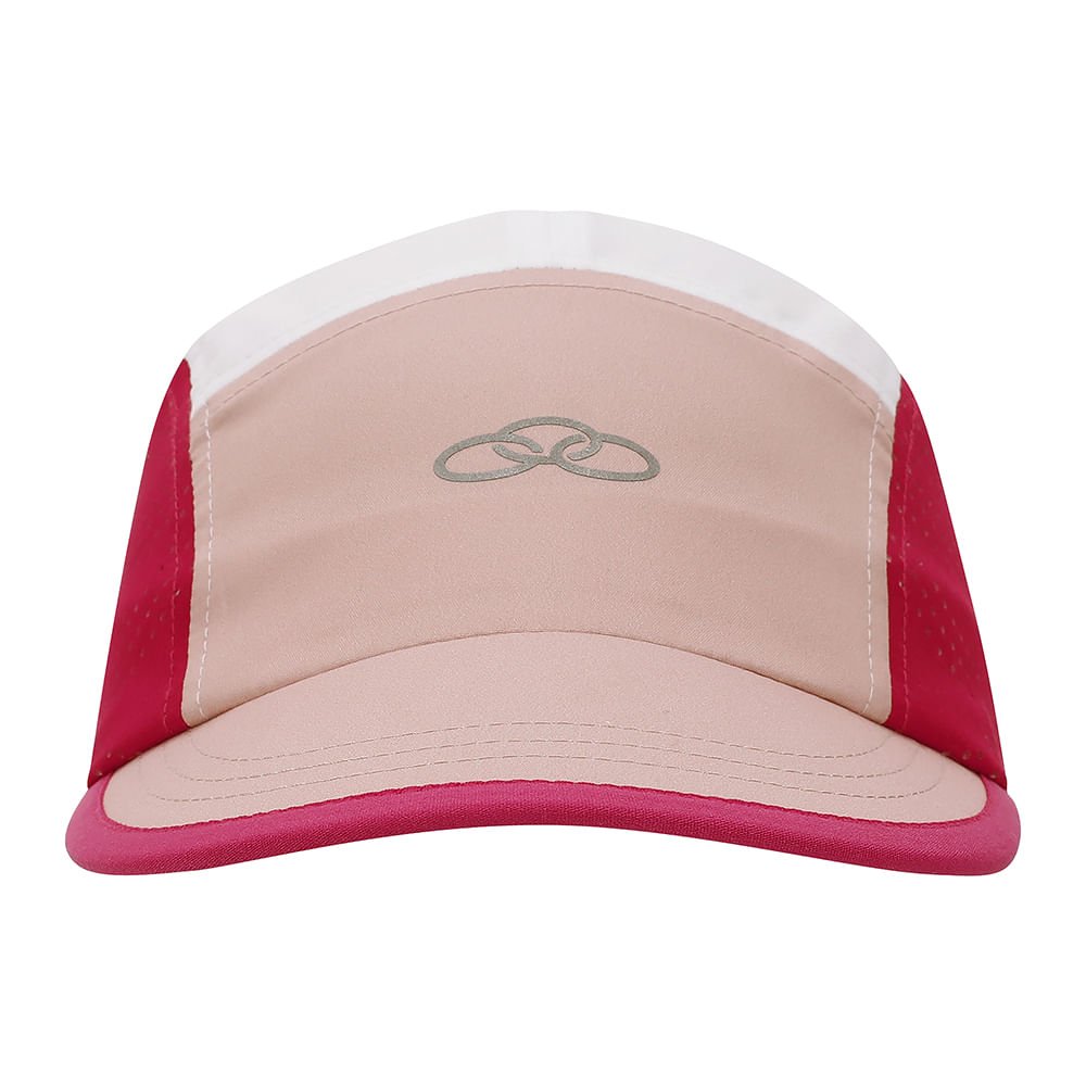 Boné Running Corre Olympikus Rosa/Vermelho 1