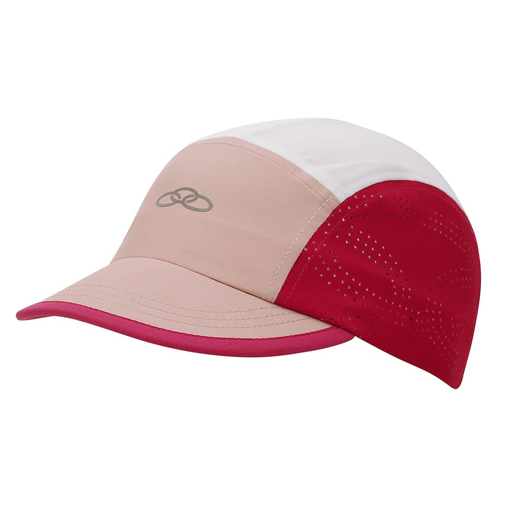 Boné Running Corre Olympikus Rosa/Vermelho 2