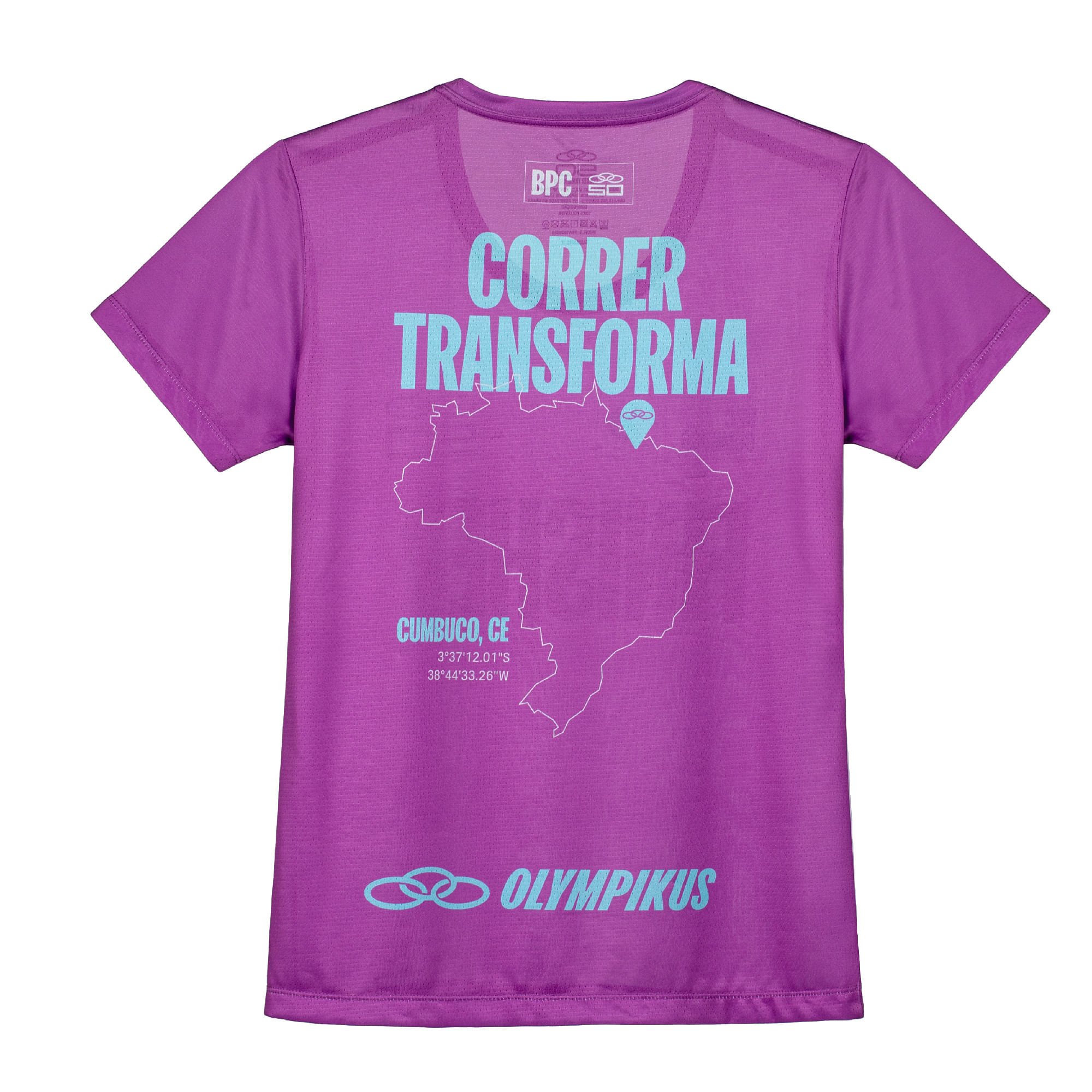 Camiseta Prova 50 Anos Feminina Roxo 3