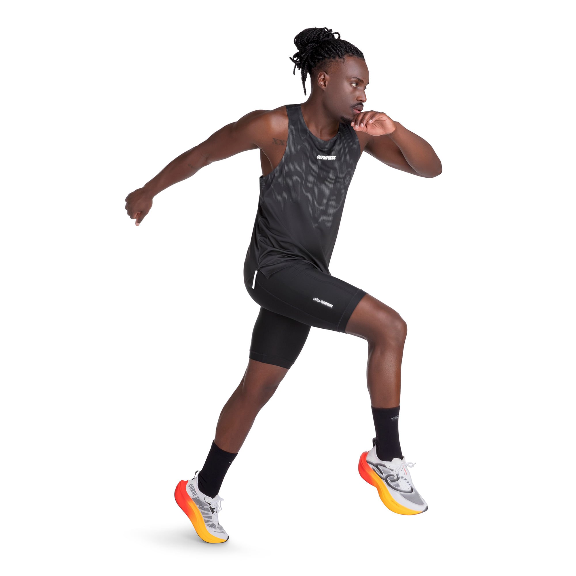 Regata Olympikus Corre Masculina Preto 4