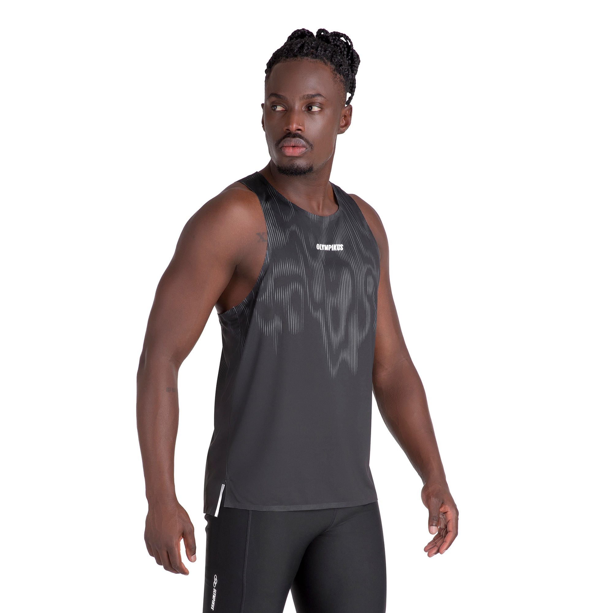 Regata Olympikus Corre Masculina Preto 2