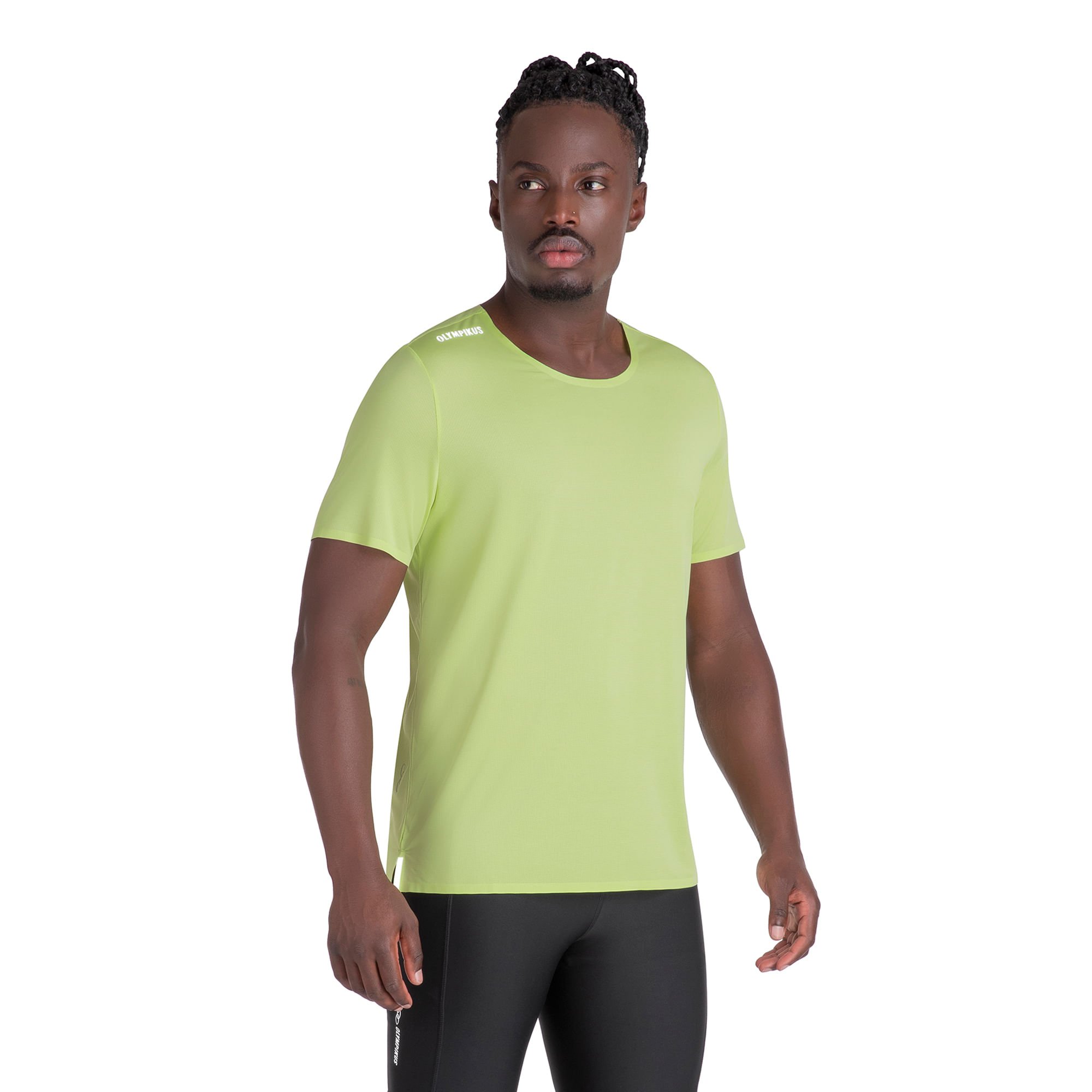 Camiseta Olympikus Corre Masculina Verde 2