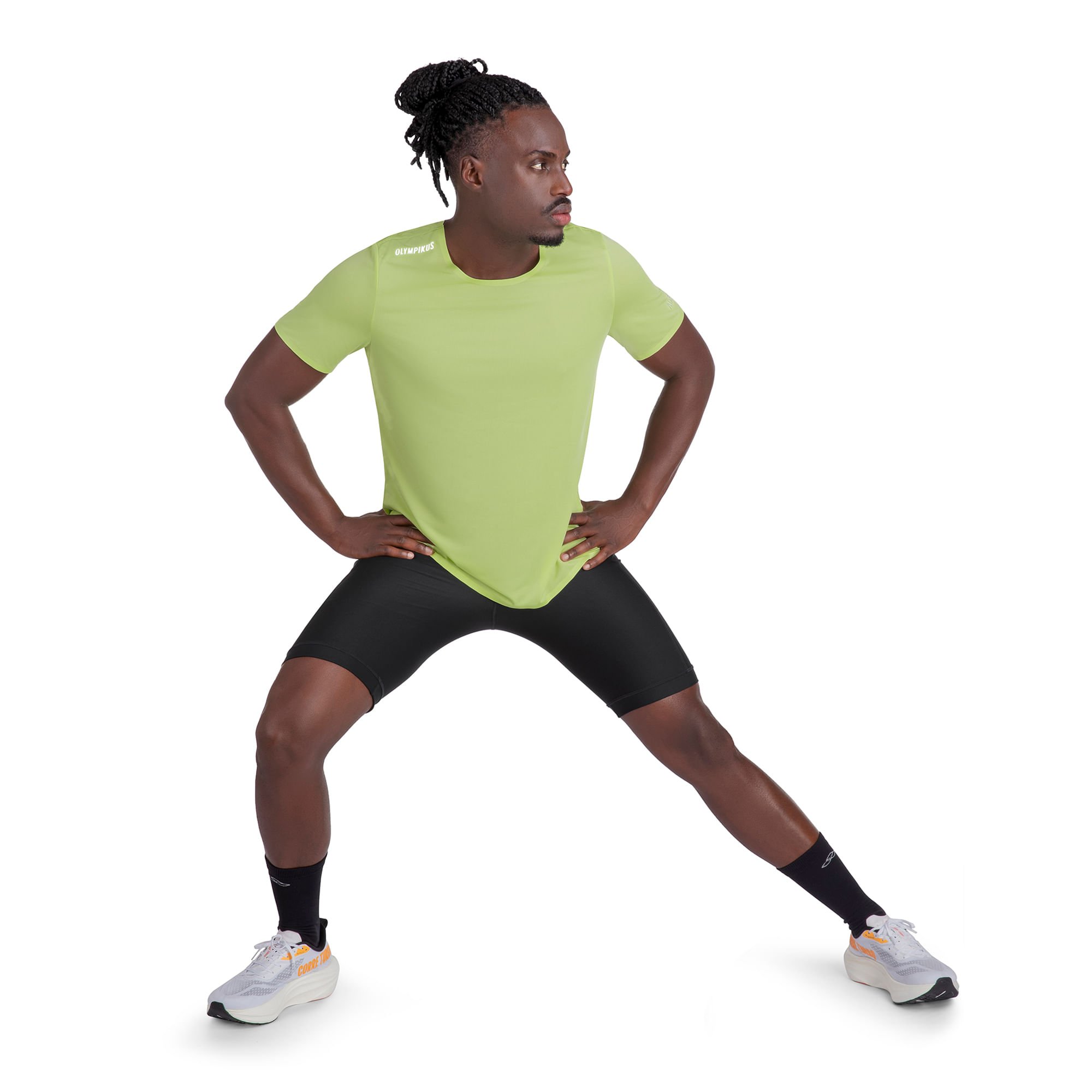 Camiseta Olympikus Corre Masculina Verde 4