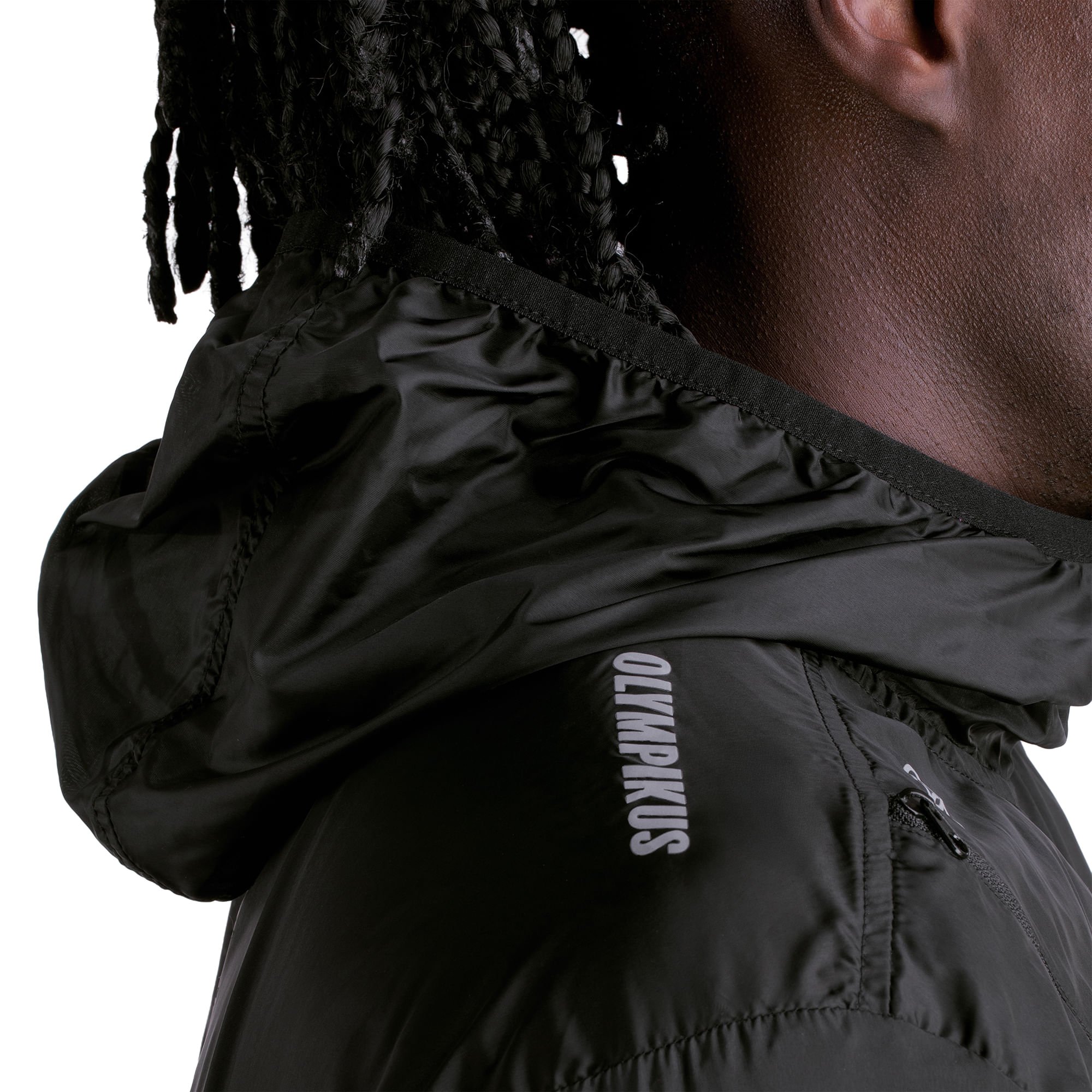 Jaqueta Corta-Vento Corre Olympikus Masculina Preto 3