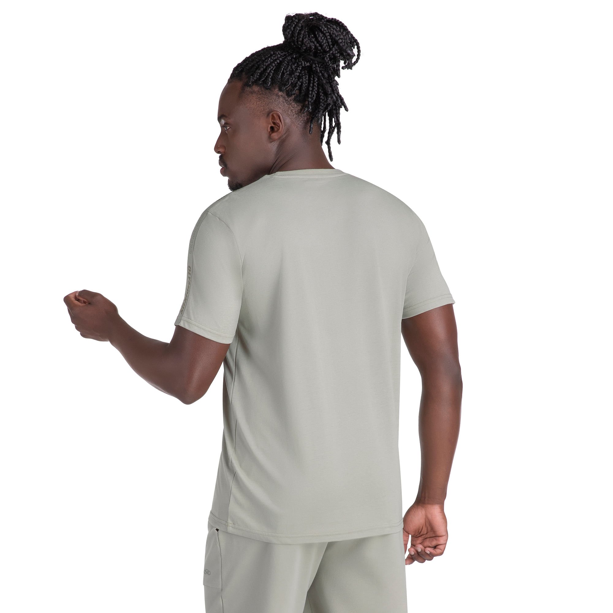Camiseta Comfy Tape Olympikus Masculina Bege 3
