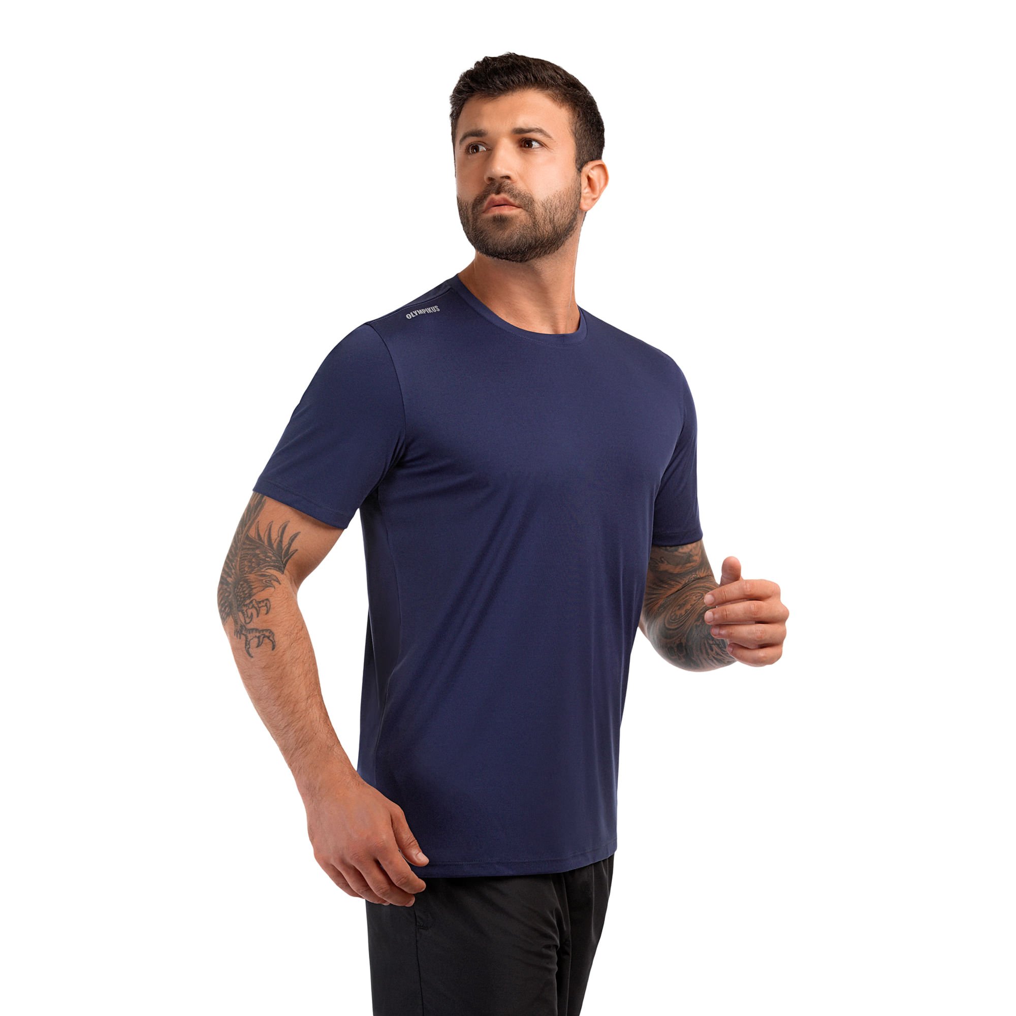 Camiseta Essential 2.0 Olympikus Masculina Azul 2