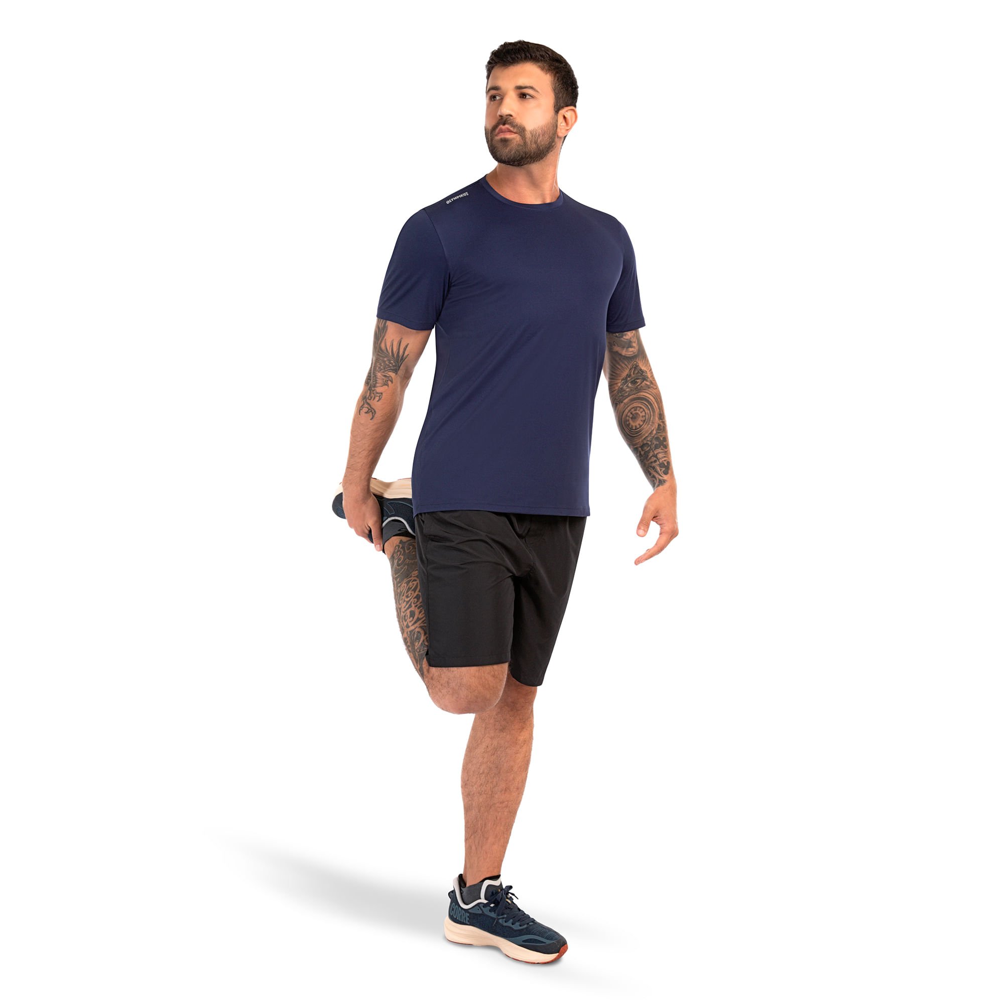 Camiseta Essential 2.0 Olympikus Masculina Azul 4