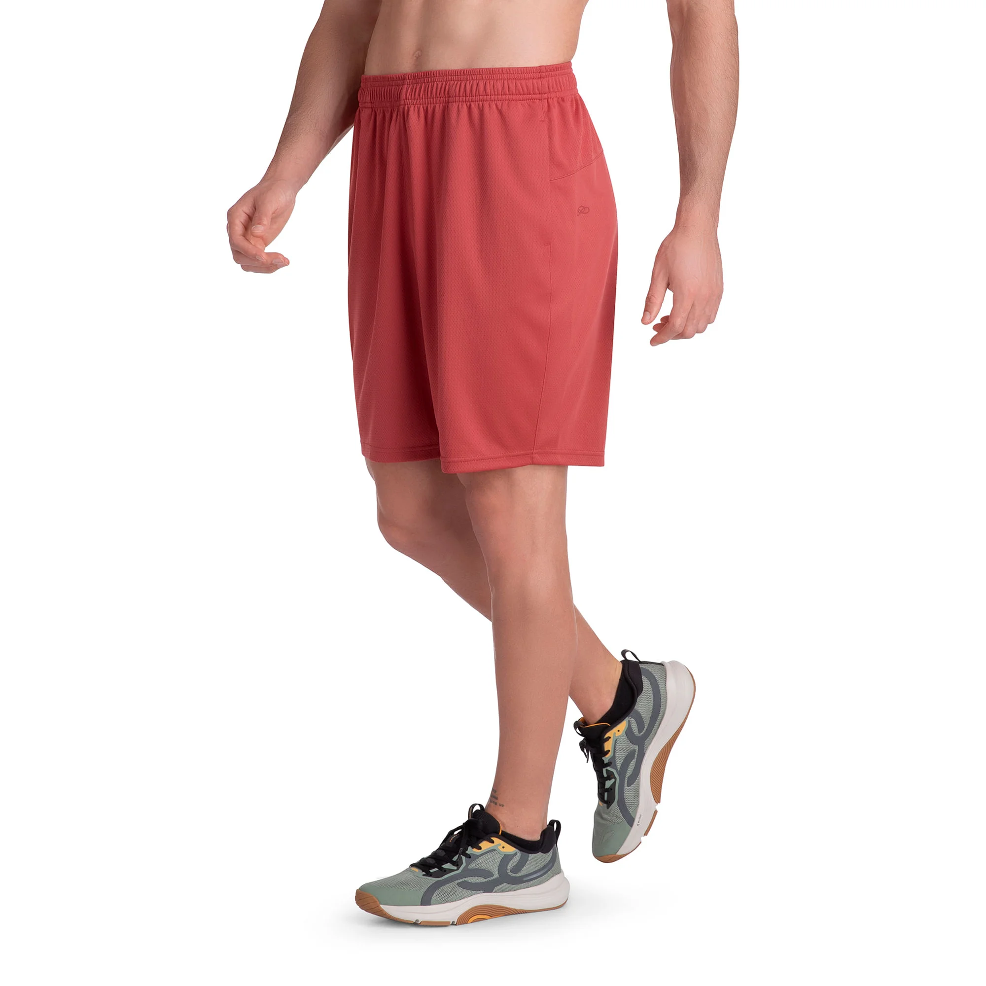 Bermuda Line Mesh 7 Olympikus Masculina Vermelho 2