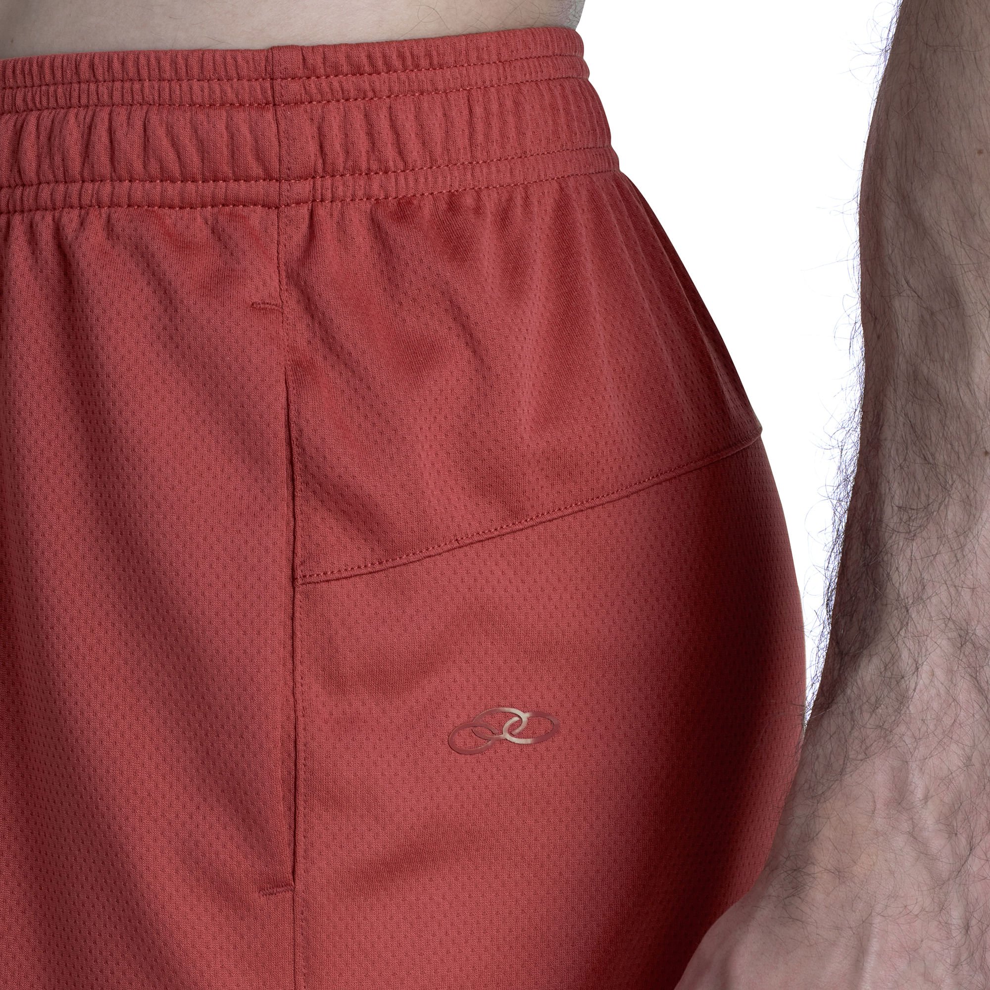 Bermuda Line Mesh 7 Olympikus Masculina Vermelho 5