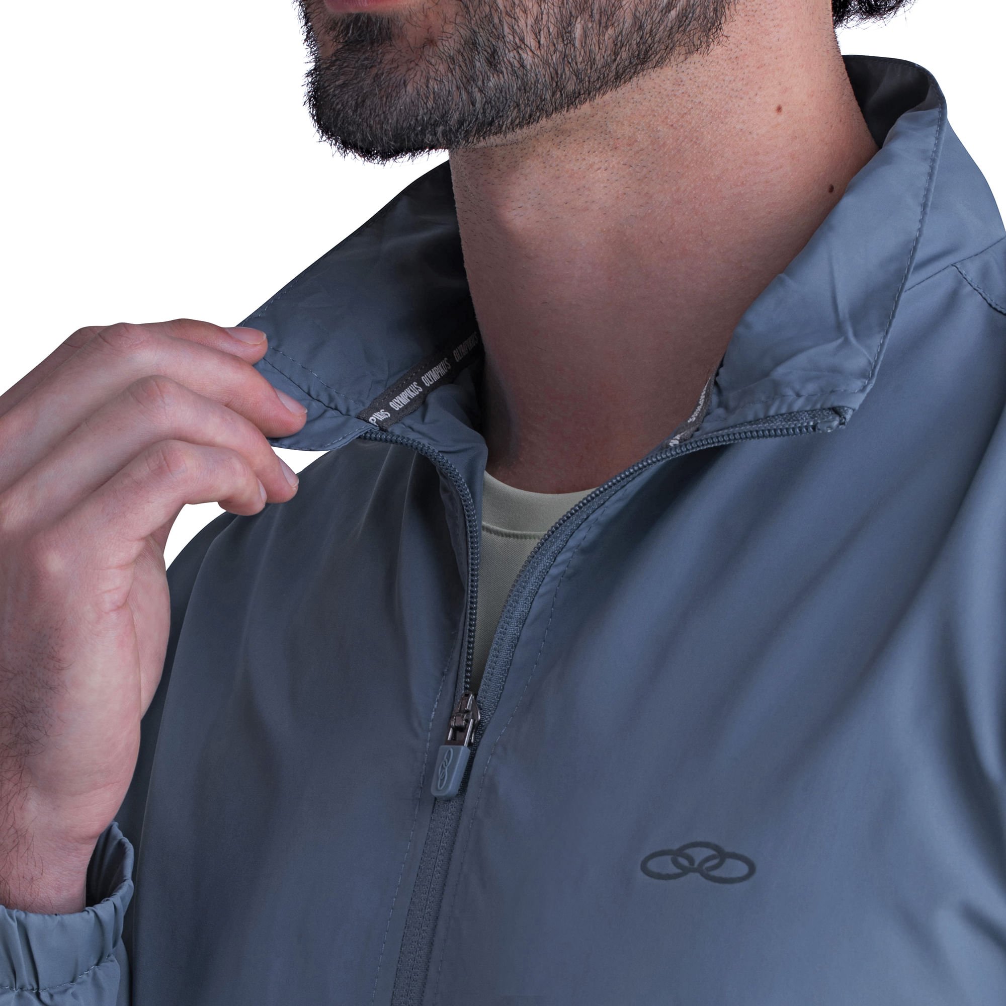 Jaqueta Corta Vento Essential Olympikus Masculina Azul 5