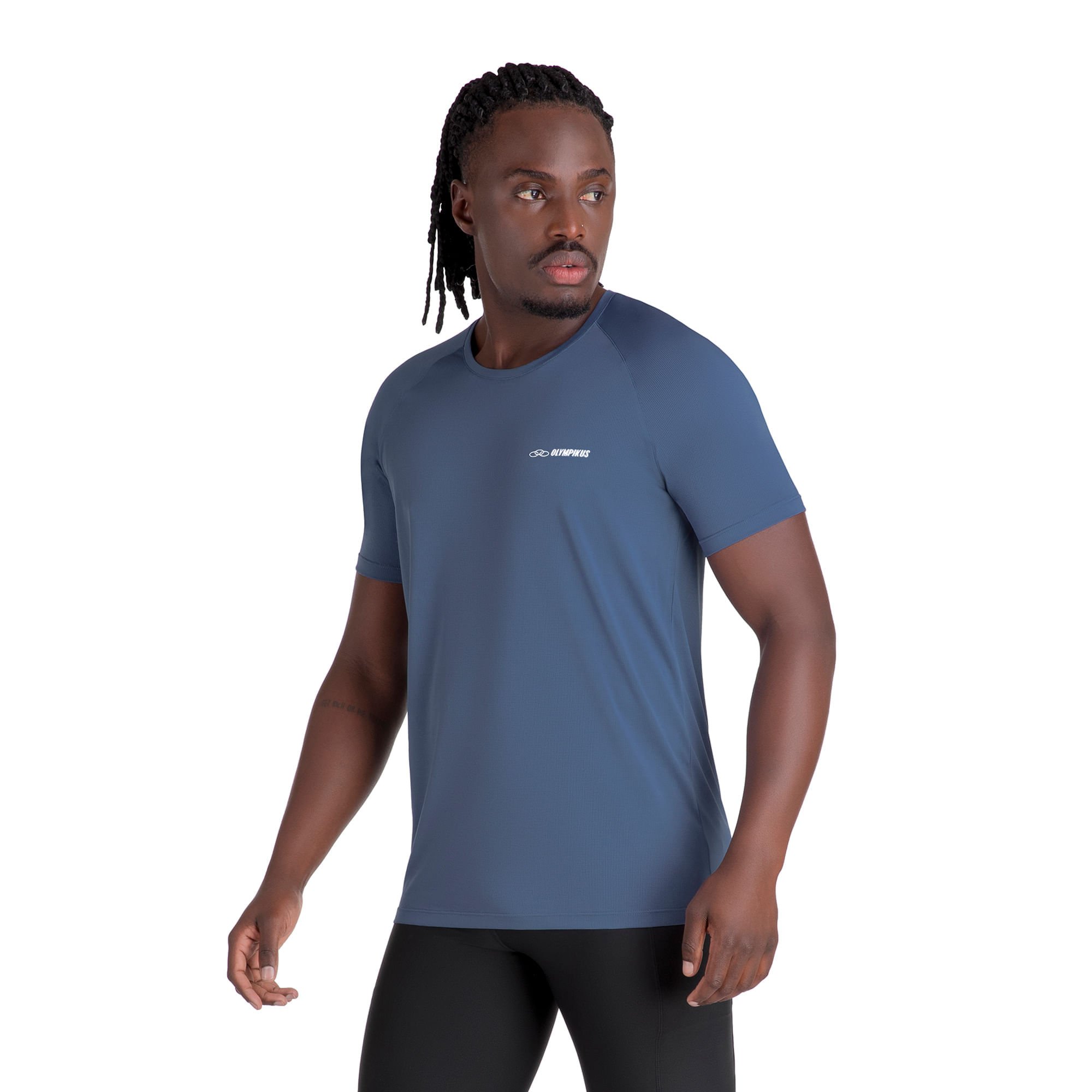 Camiseta Runner 2.0 Olympikus Masculina Azul 2