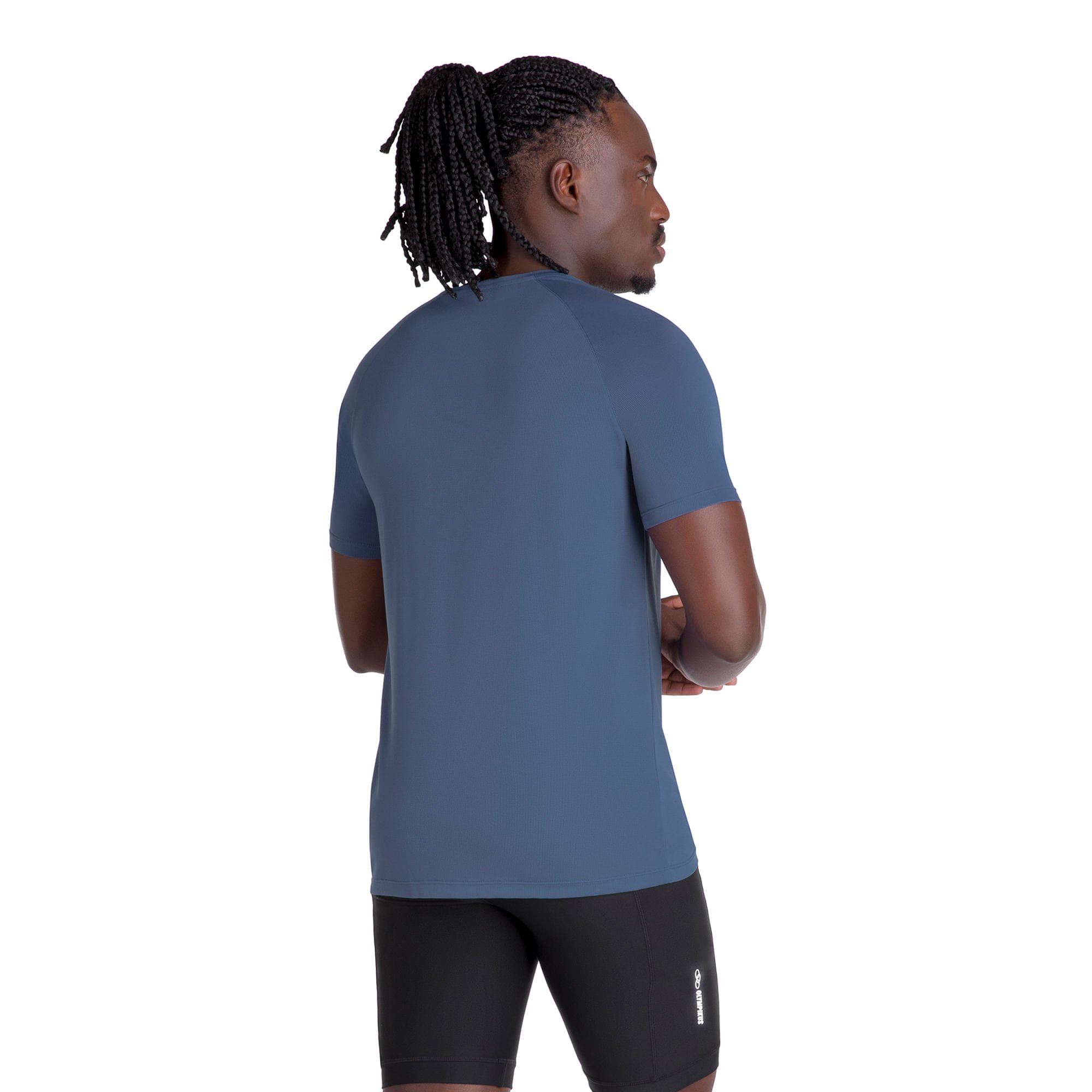 Camiseta Runner 2.0 Olympikus Masculina Azul 3
