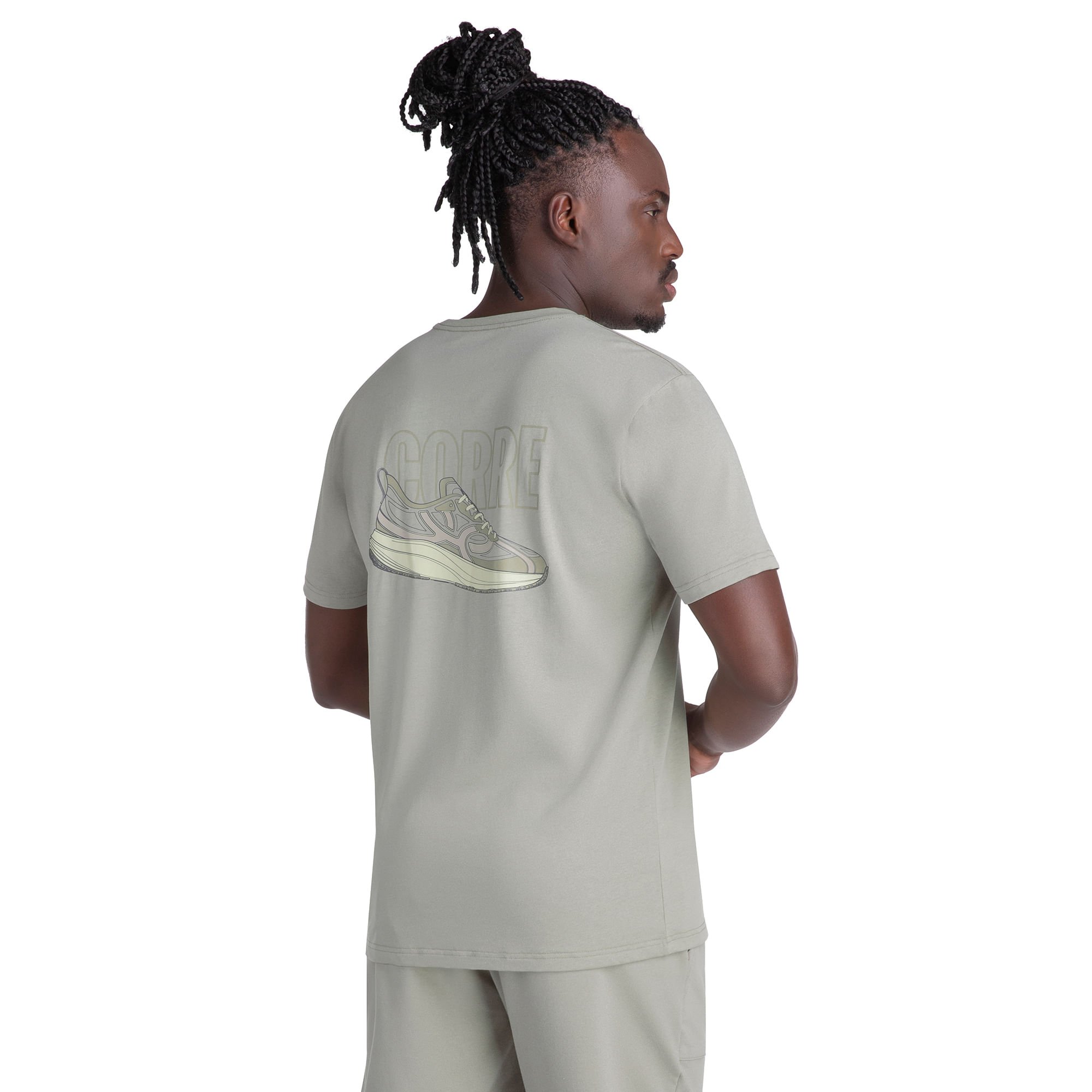 Camiseta Olympikus Corre Masculina Cinza 4