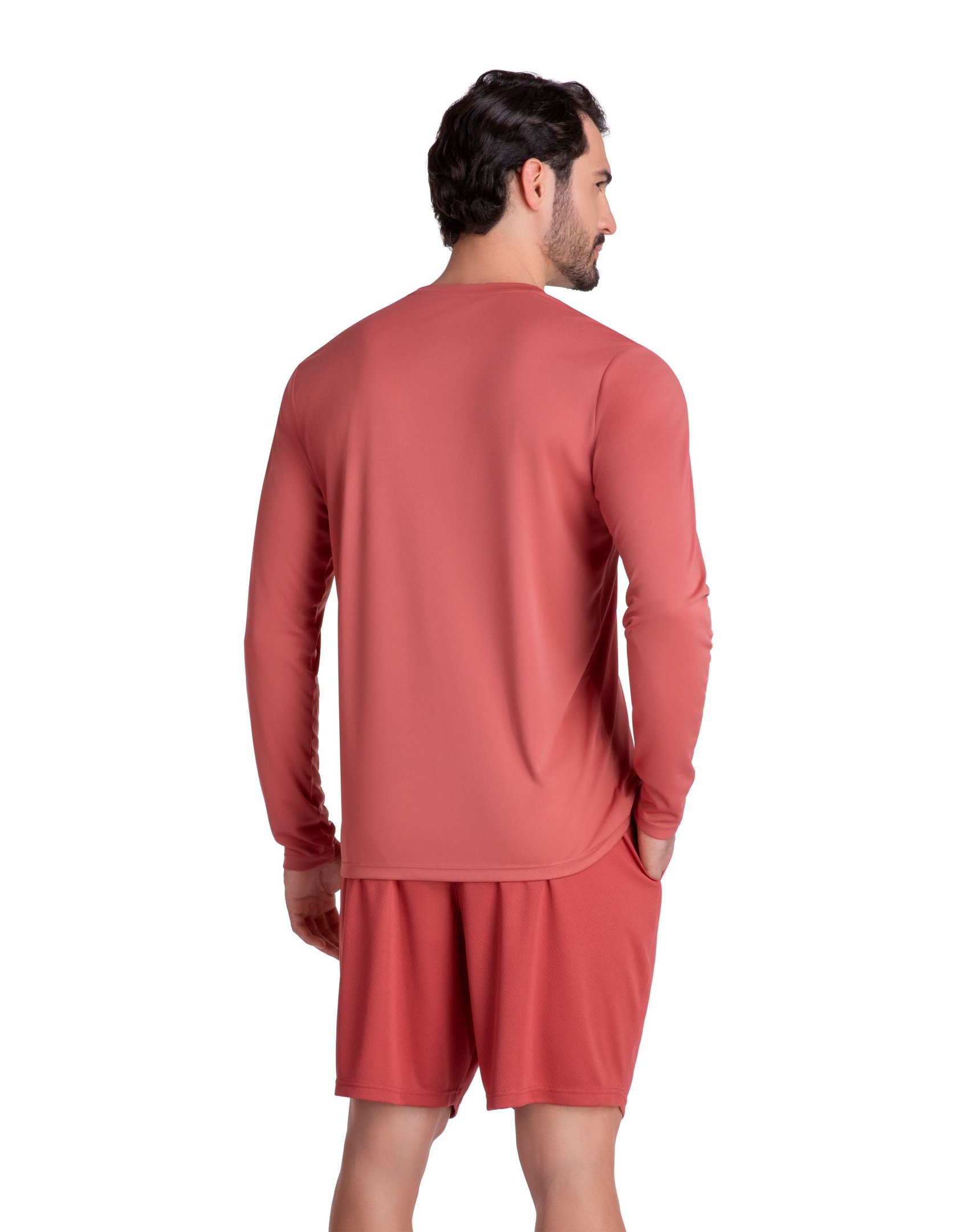 Camiseta Essential Manga Longa Olympikus Vermelho 3