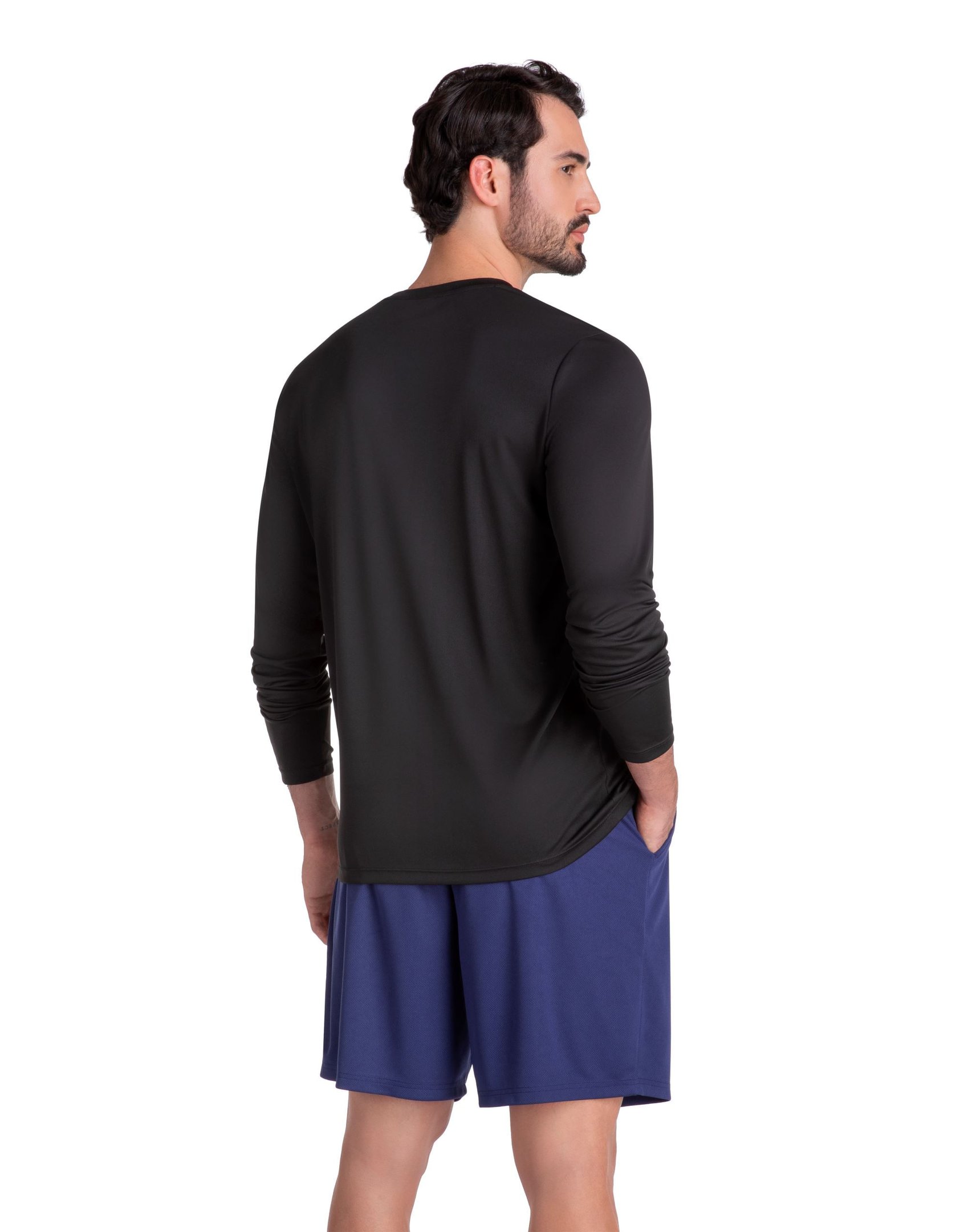 Camiseta Essential Manga Longa Olympikus Preto 3