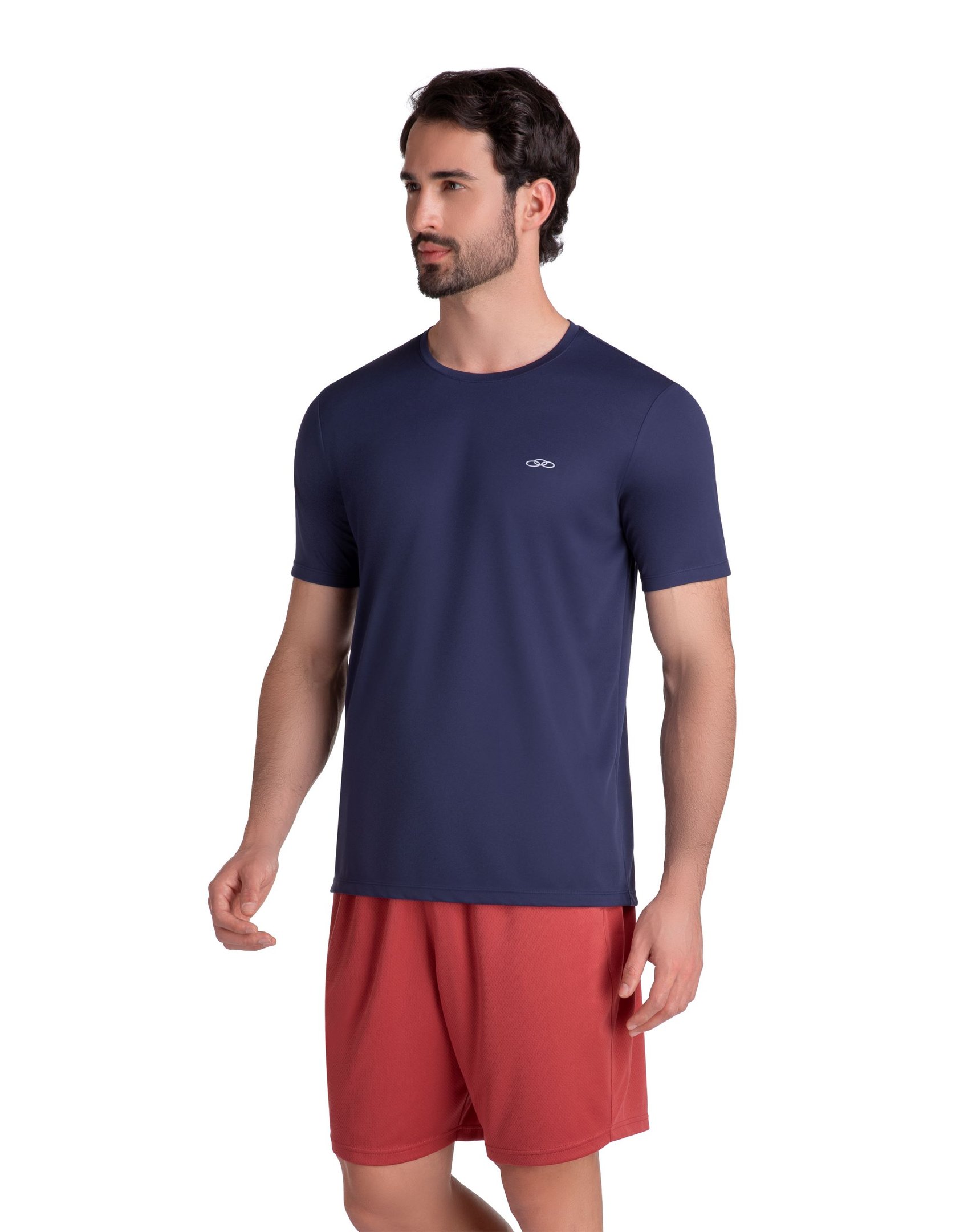 Camiseta Essential Manga Curta Olympikus Azul 2