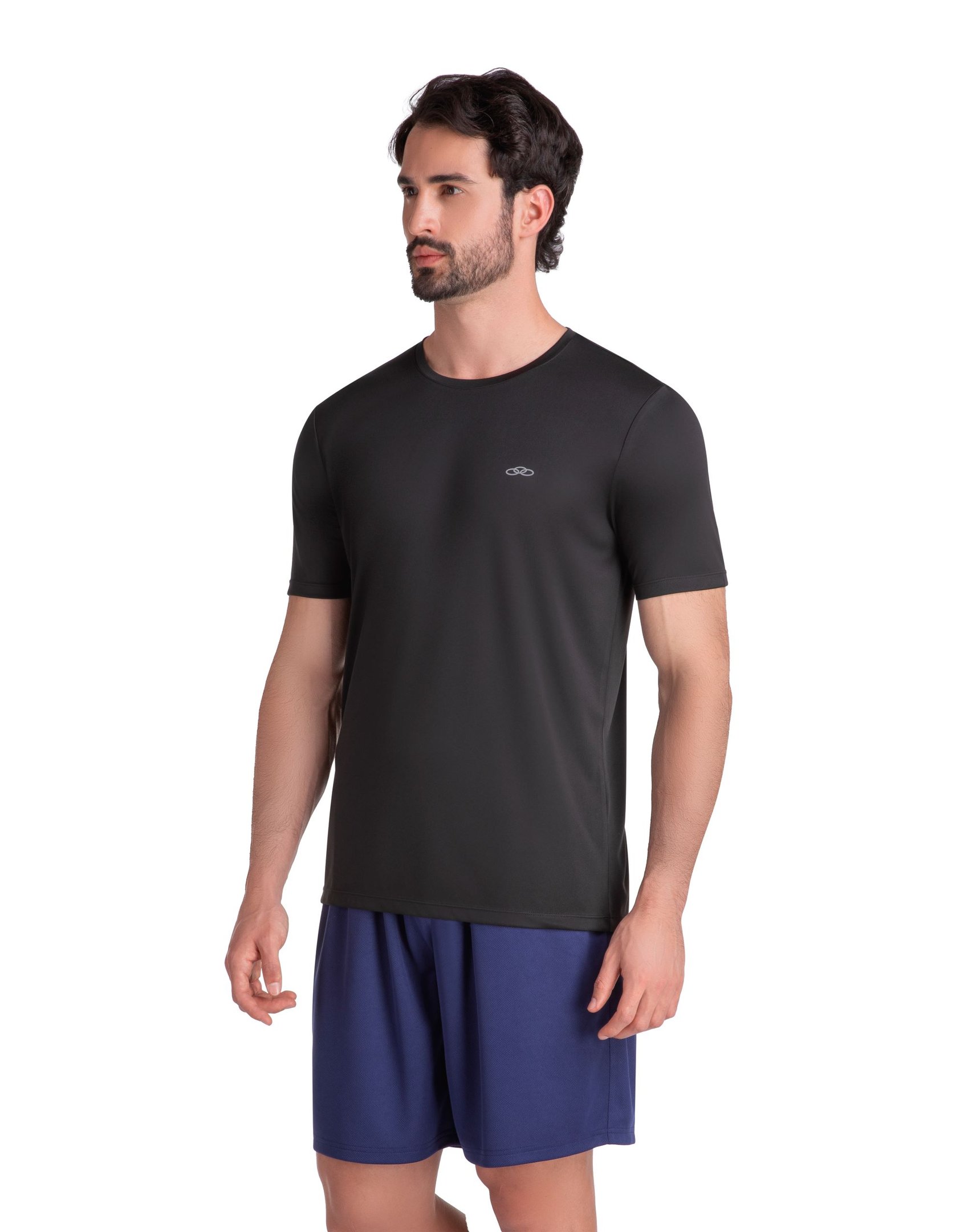Camiseta Essential Manga Curta Olympikus Preto 2