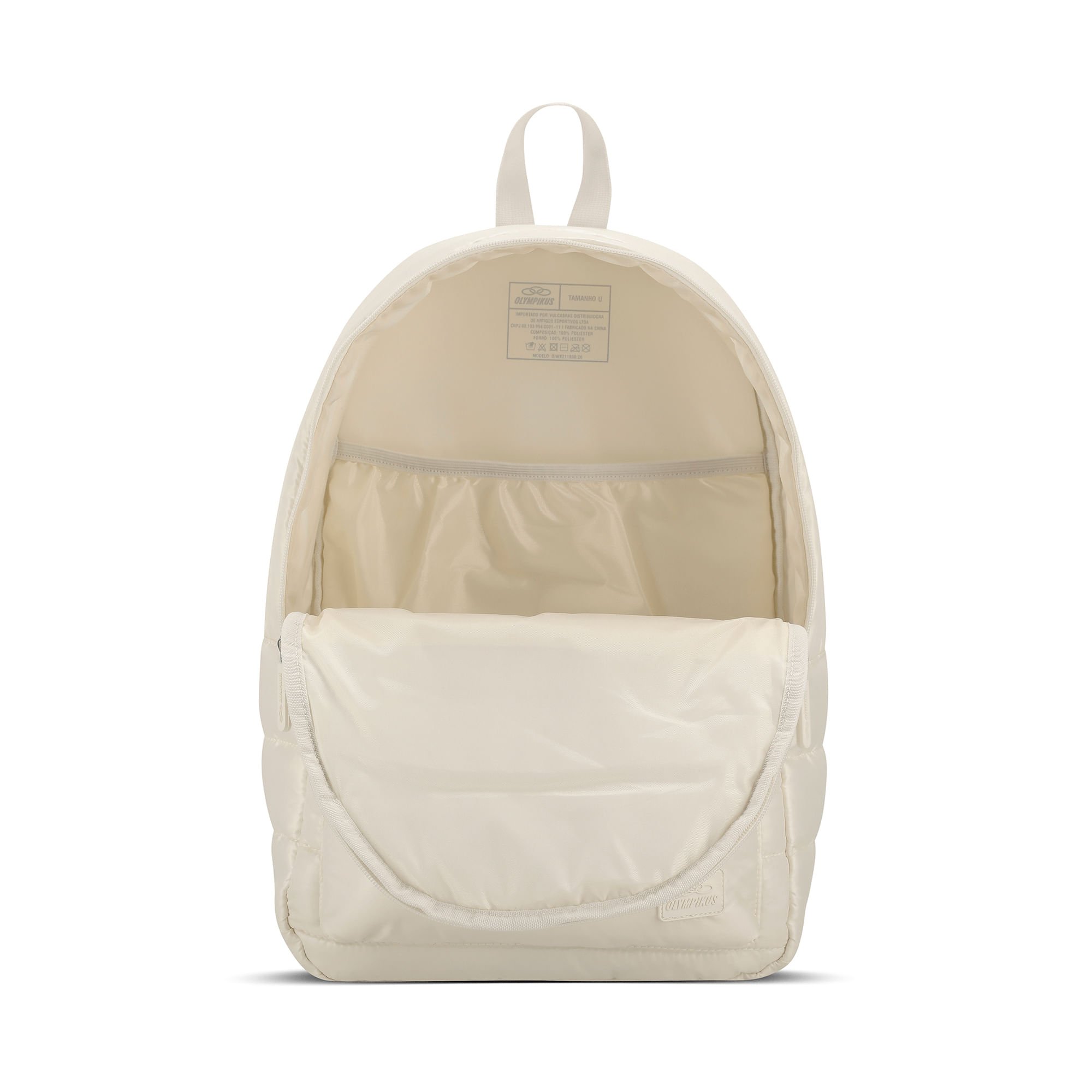 Mochila Olympikus Puffer Bege 5