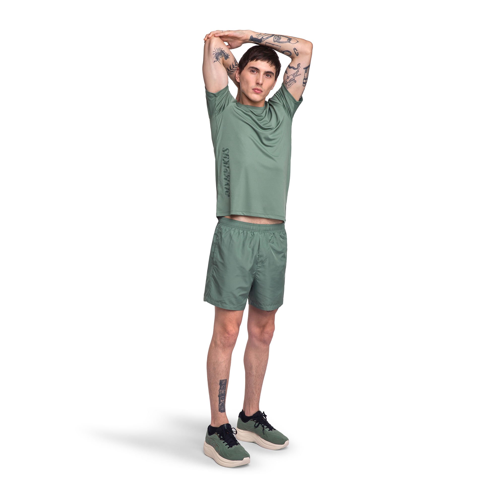 Camiseta Basic Logo Olympikus Verde 2