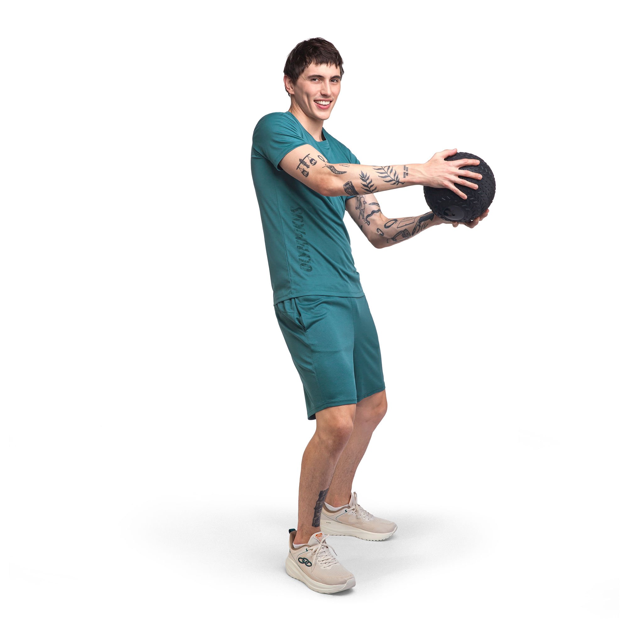 Camiseta Basic Logo Olympikus Verde 2