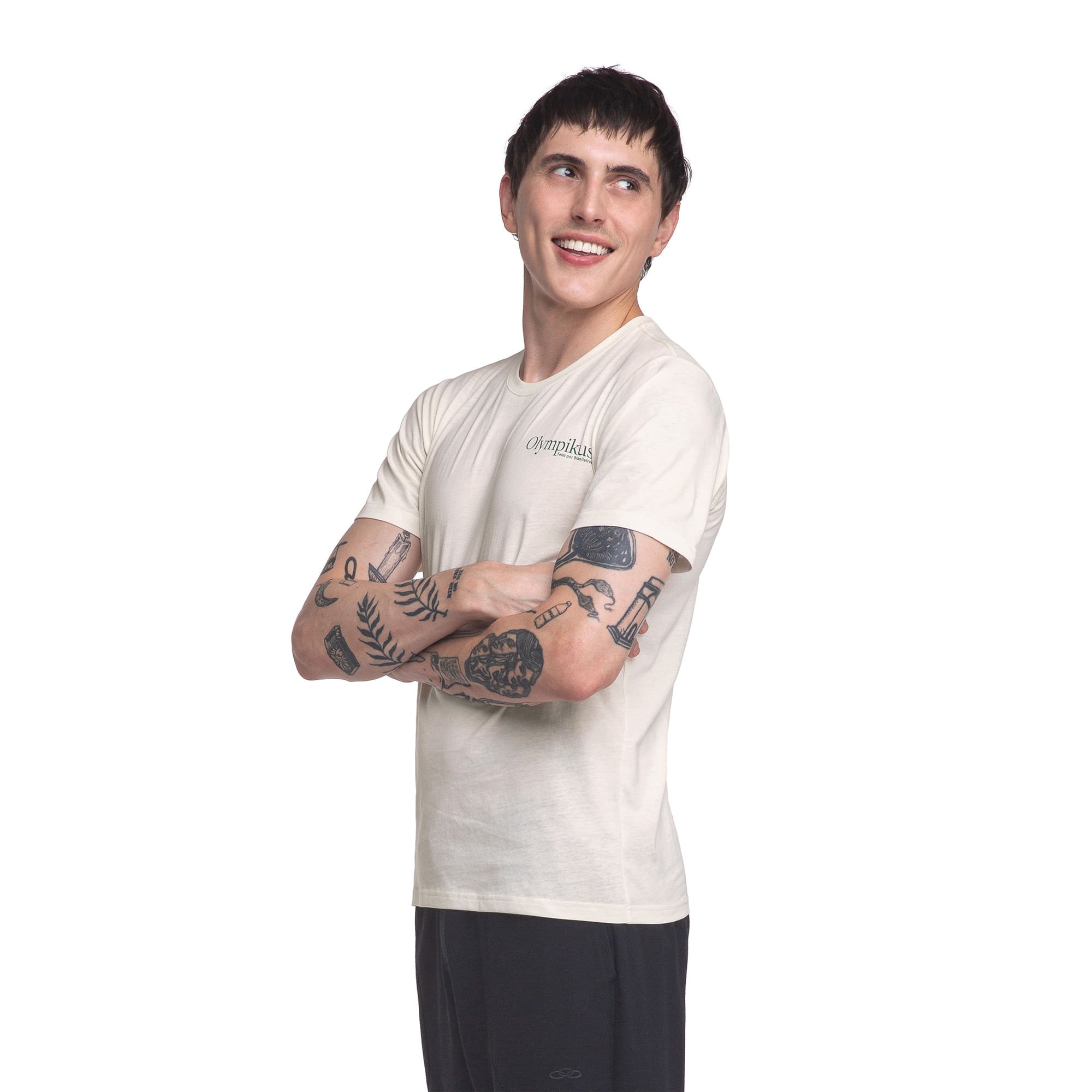 Camiseta Corre Pista Olympikus Bege 2