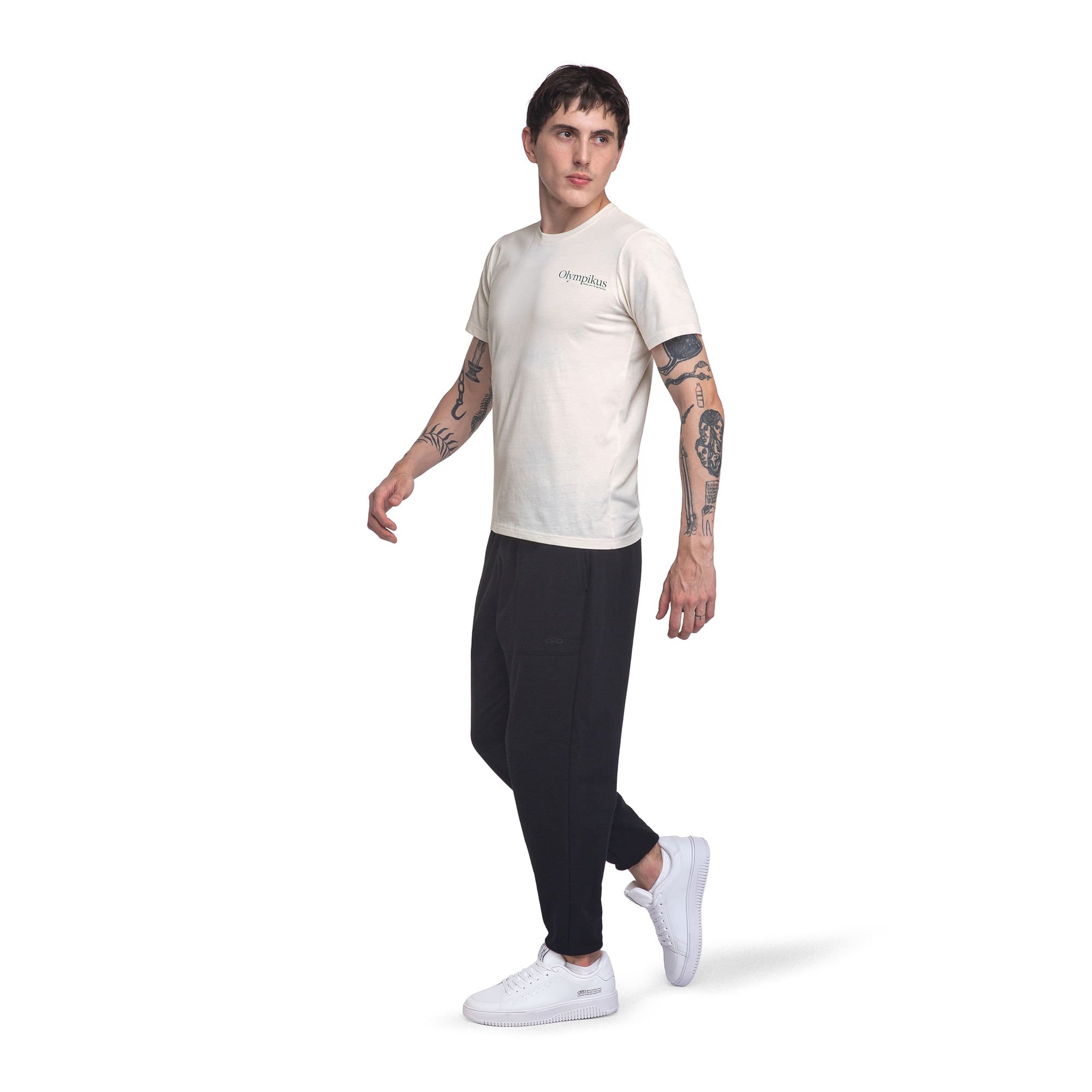 Camiseta Corre Pista Olympikus Bege 3