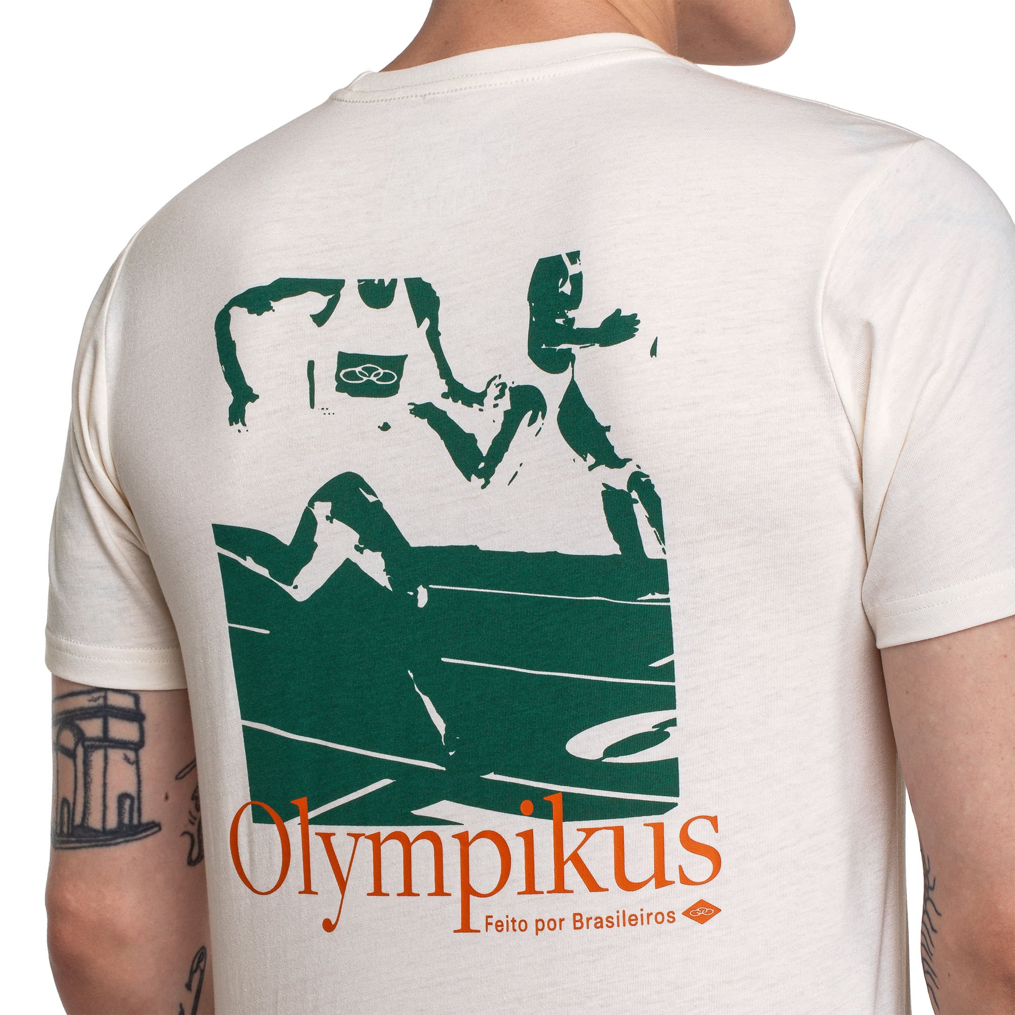 Camiseta Corre Pista Olympikus Bege 5