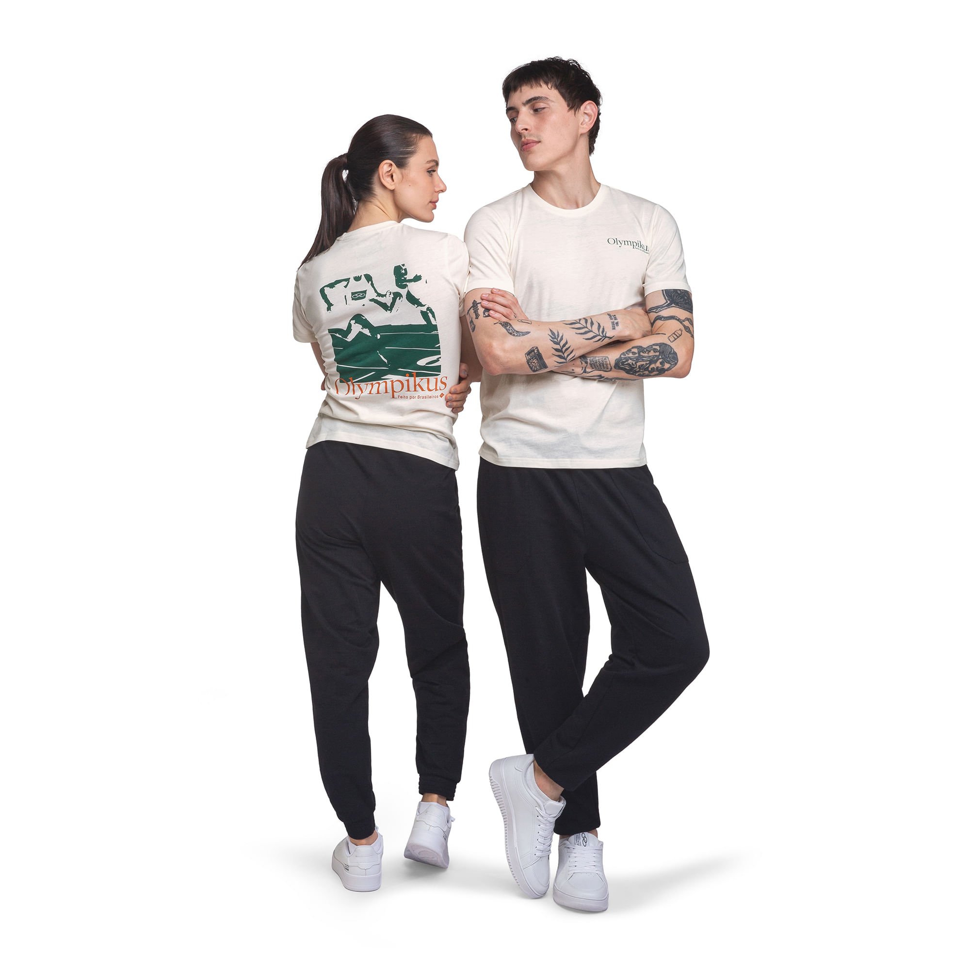 Camiseta Corre Pista Olympikus Bege 6