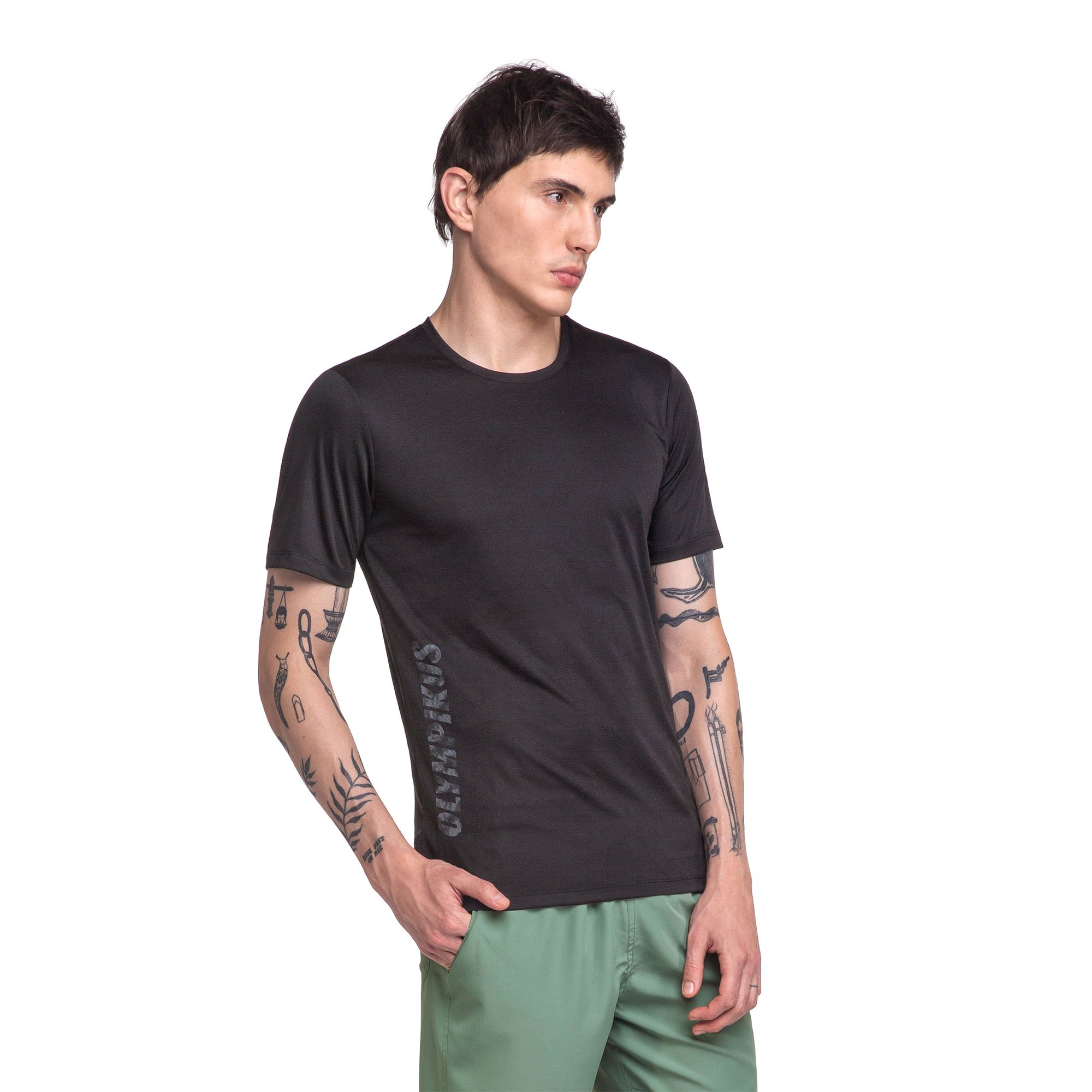 Camiseta Basic Logo Olympikus Preto 2