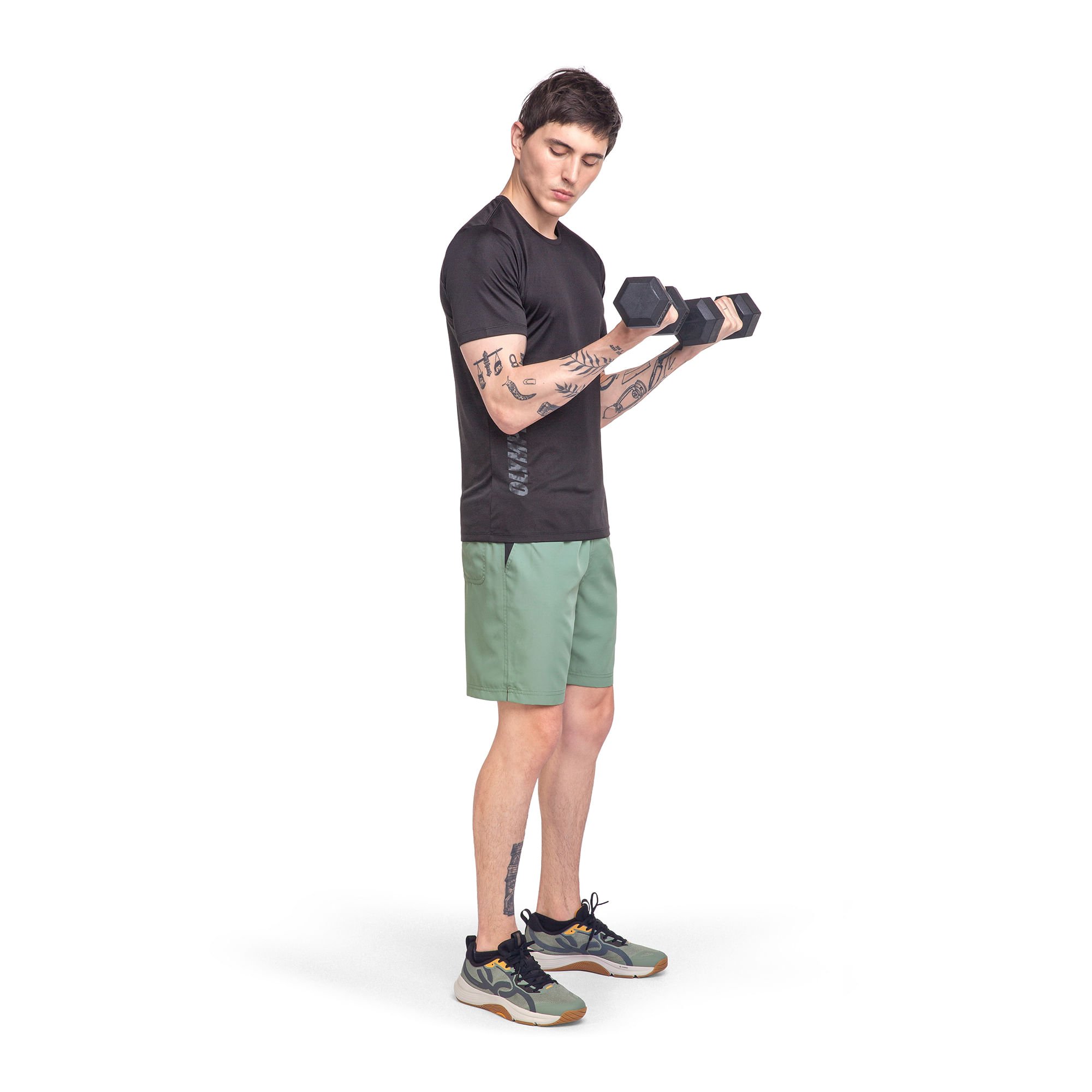Camiseta Basic Logo Olympikus Preto 4