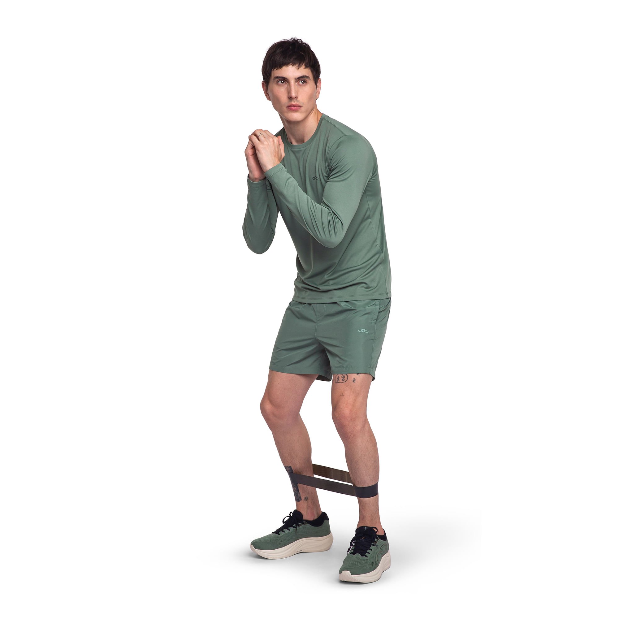 Bermuda Olympikus Essential 5 Verde 3