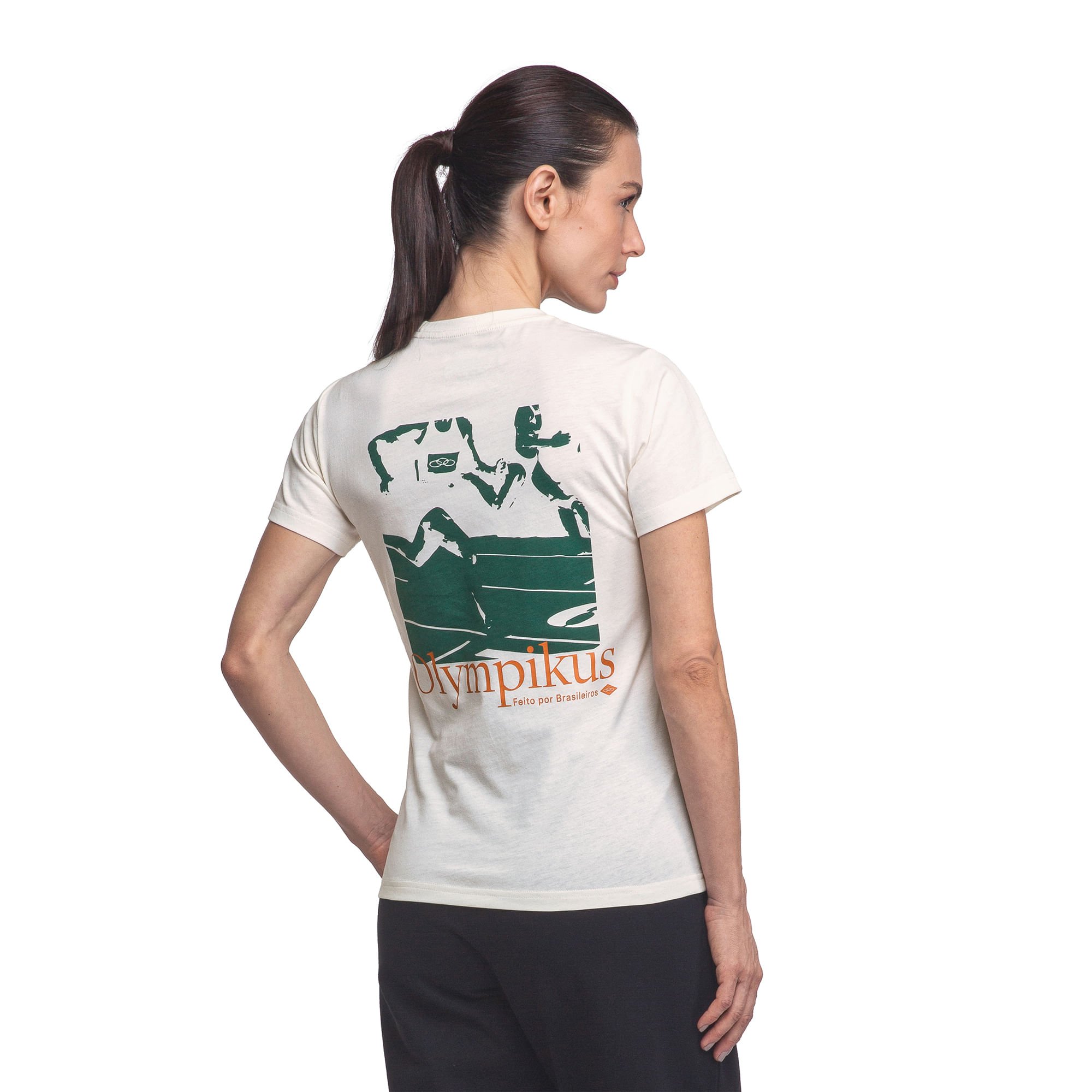 Camiseta Corre Pista Olympikus Bege 3