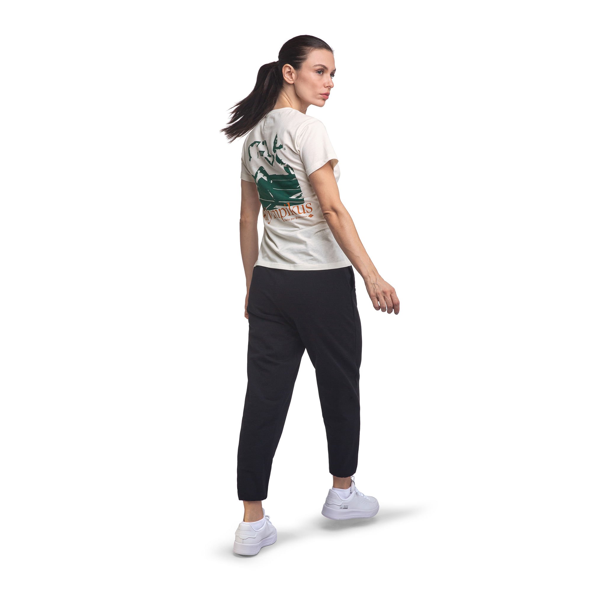 Camiseta Corre Pista Olympikus Bege 4