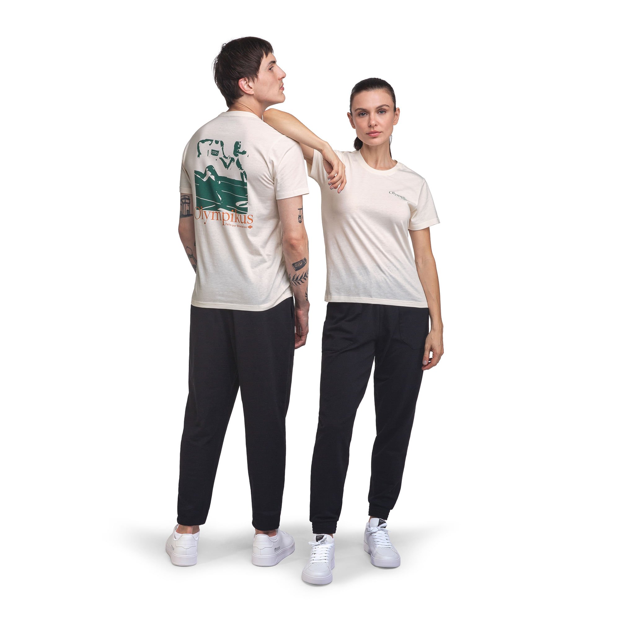 Camiseta Corre Pista Olympikus Bege 6