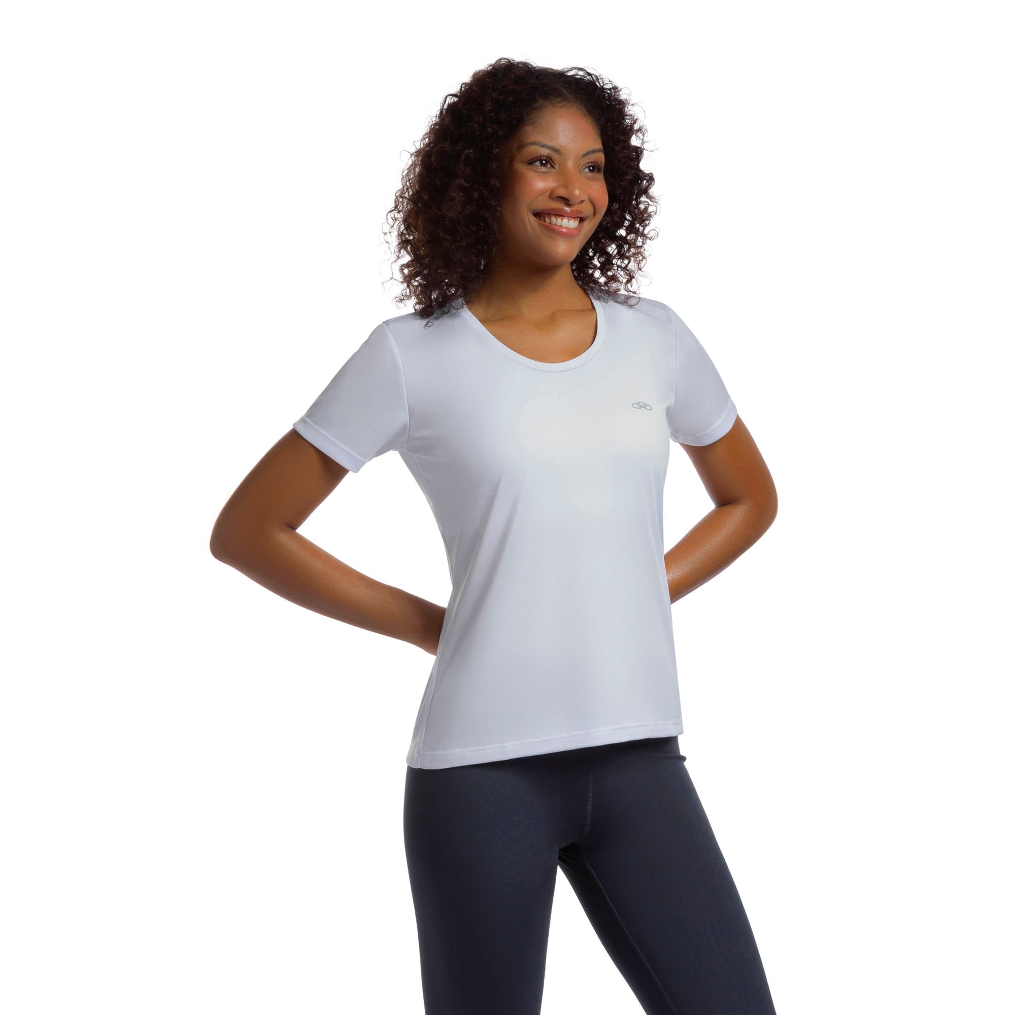Camiseta Essential Manga Curta Olympikus Branco 2