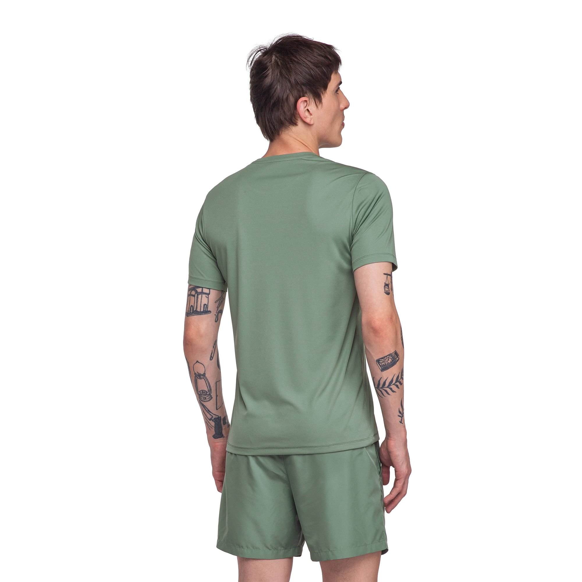 Camiseta Essential Manga Curta Olympikus Verde 3
