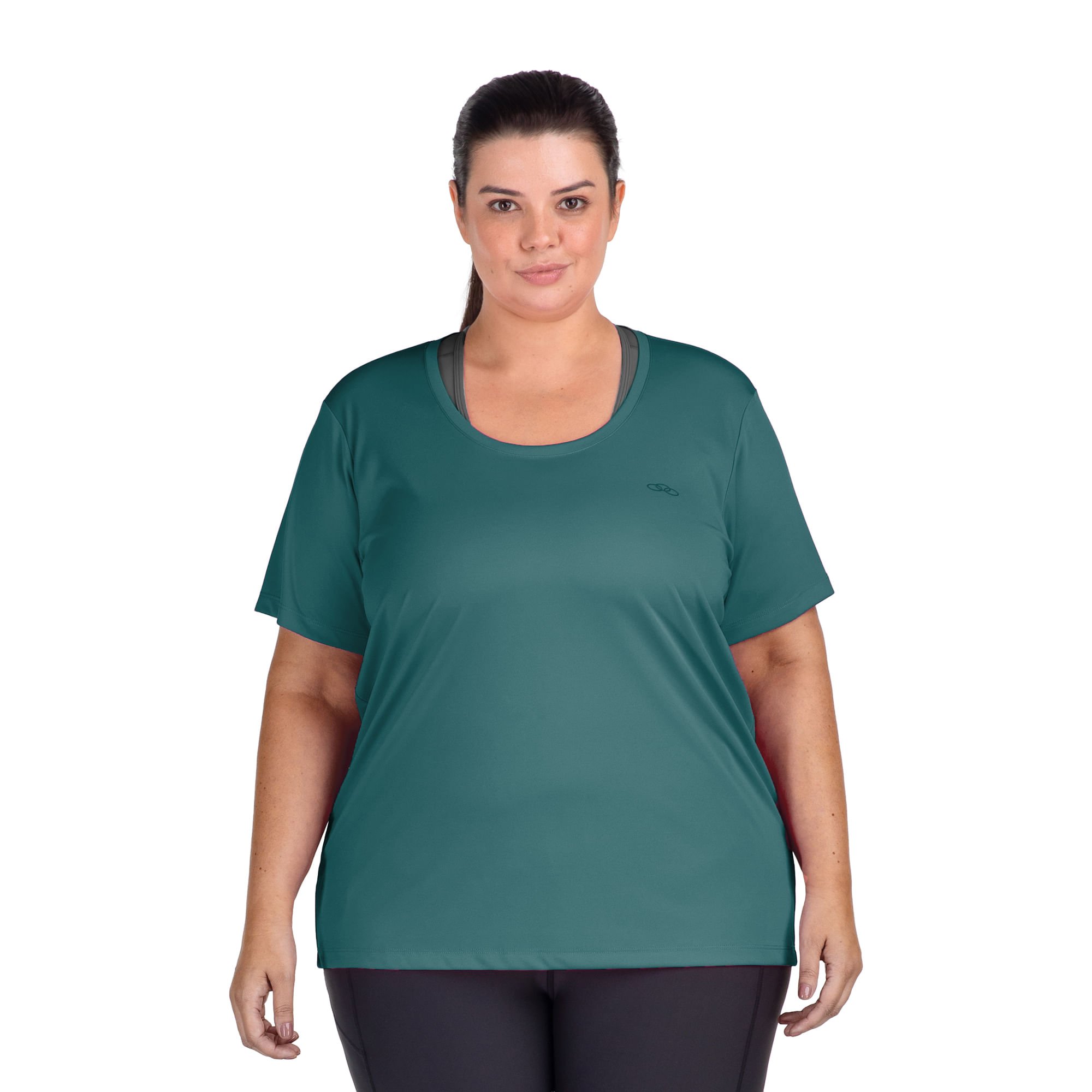 Camiseta Essential Manga Curta Olympikus Plus Size