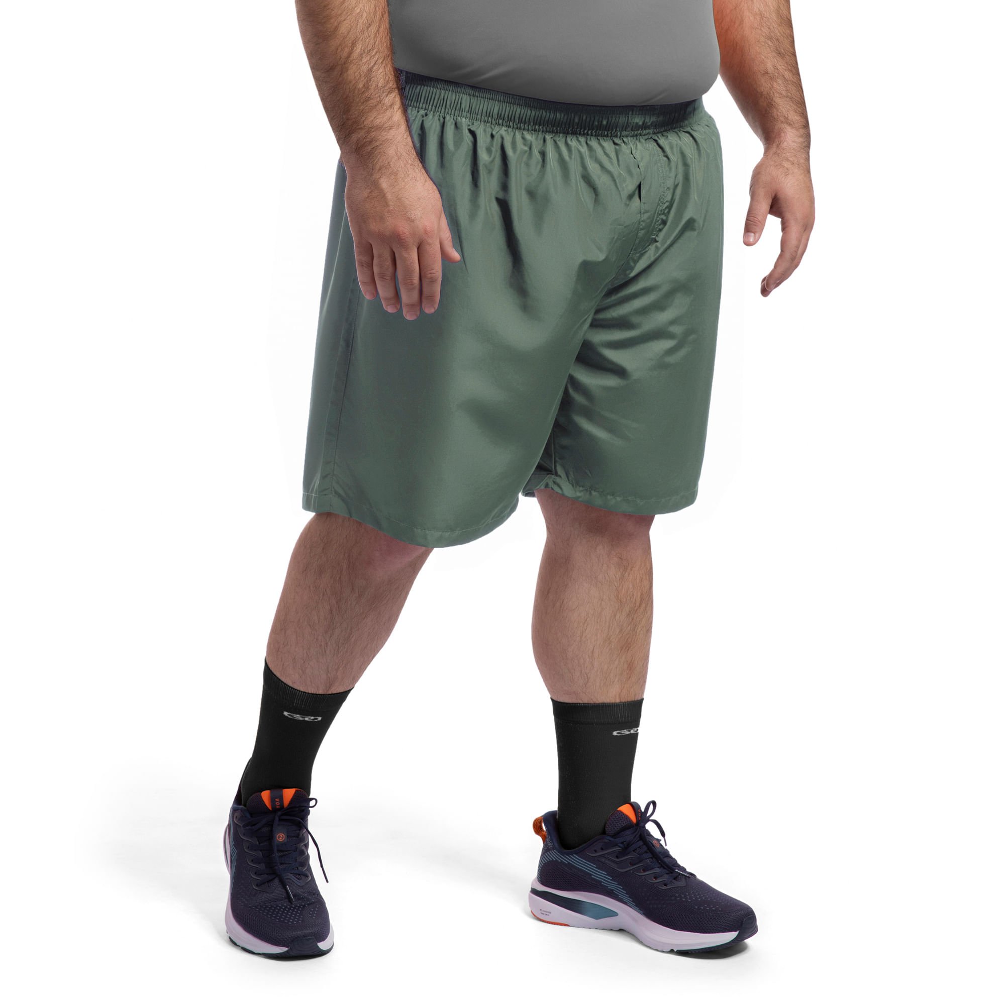 Bermuda Essential 7 Olympikus Plus Size Verde 2